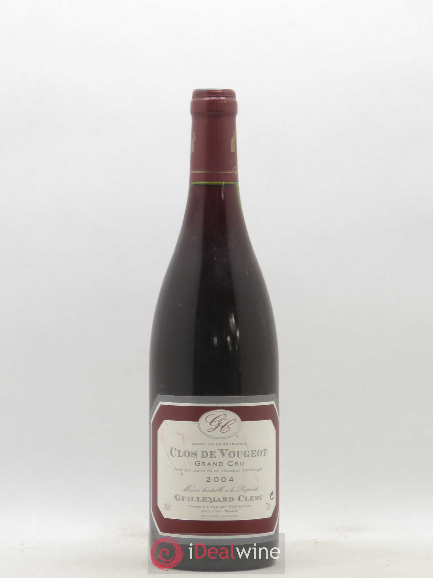 Clos de Vougeot Grand Cru 2004 - Posten von 1 Flasche - 0