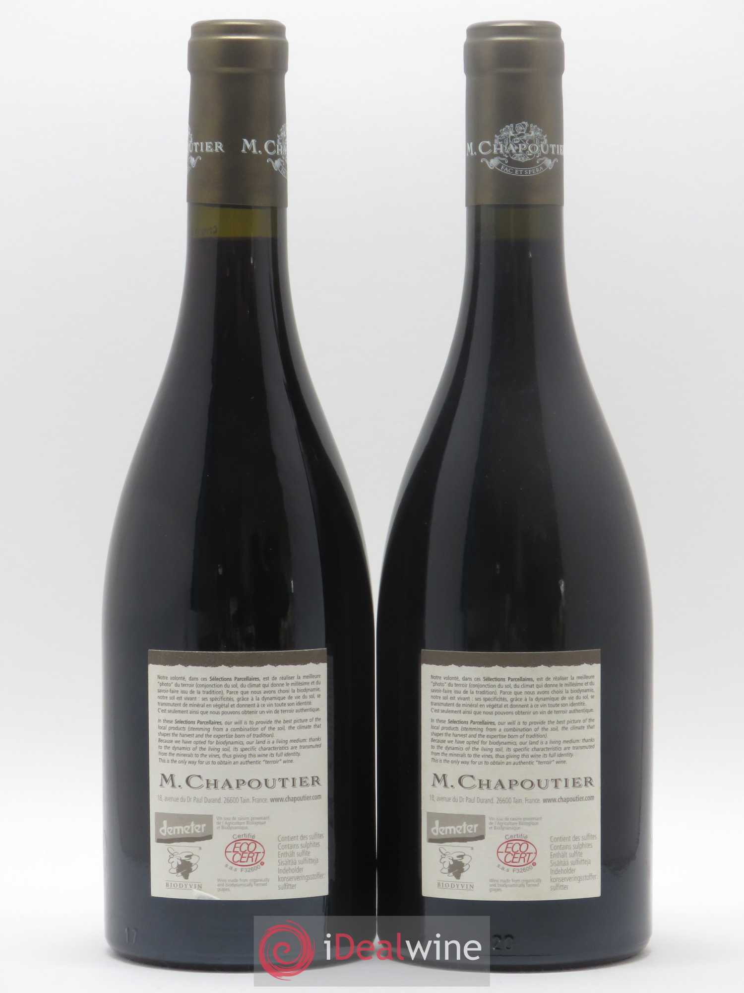 Hermitage Ermitage l'Ermite Chapoutier 2004 - Lot de 2 bouteilles - 1