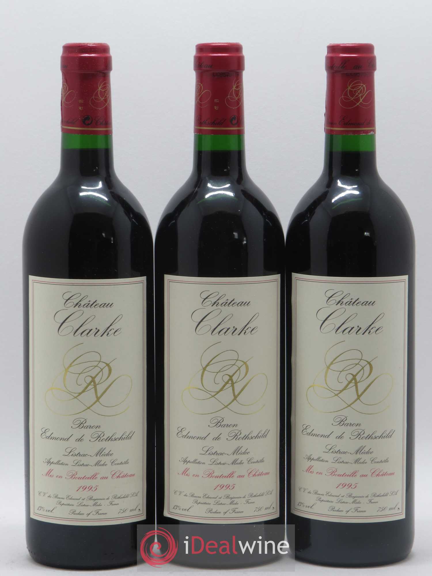 Château Clarke 1995 - Lot de 12 bouteilles - 2