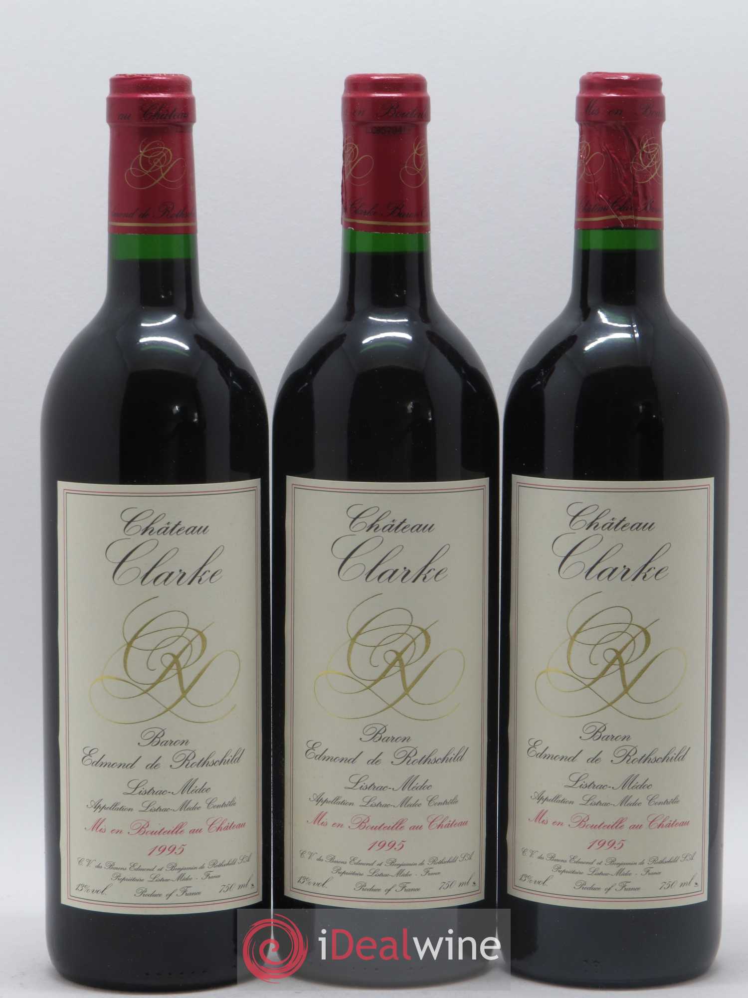 Château Clarke 1995 - Lot de 12 bouteilles - 3