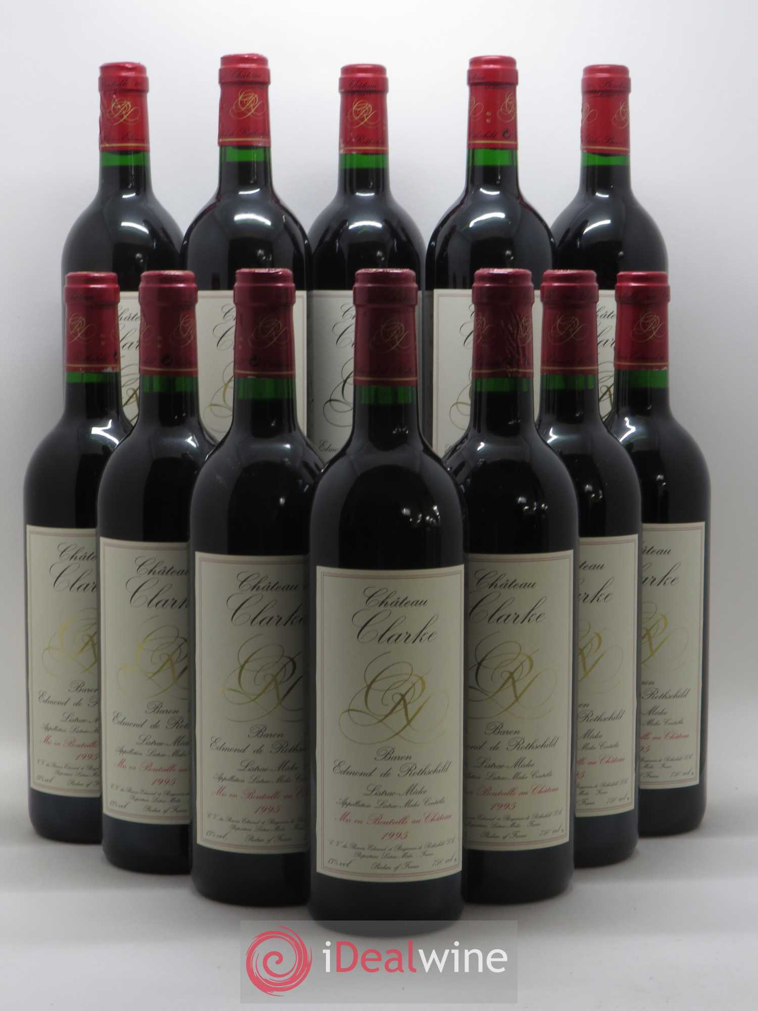 Château Clarke 1995 - Lot de 12 bouteilles - 0