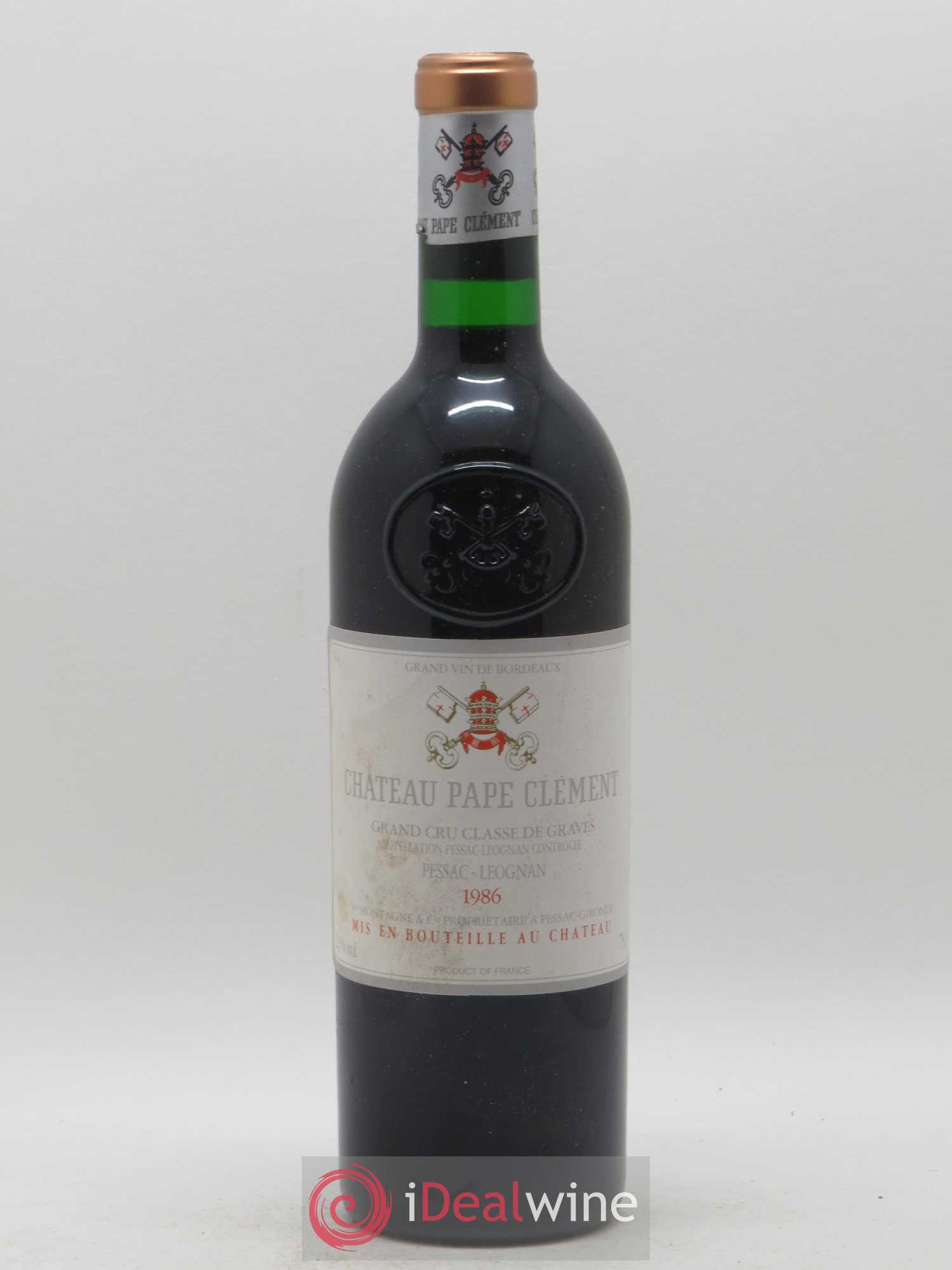 Château Pape Clément Cru Classé de Graves 1986 - Lot de 1 bouteille - 0
