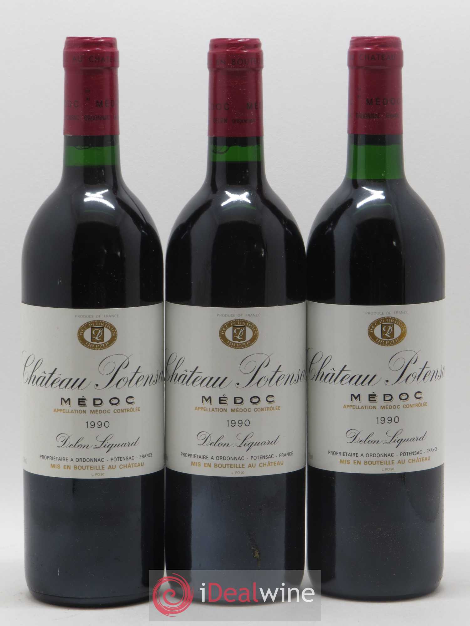 Château Potensac 1990 - Lot de 12 bouteilles - 2