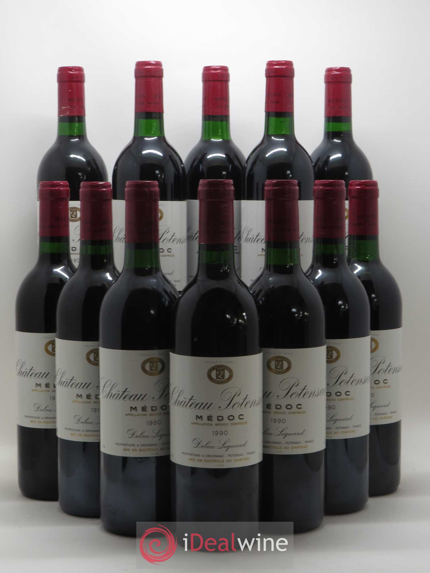 Château Potensac 1990 - Lot de 12 bouteilles - 0