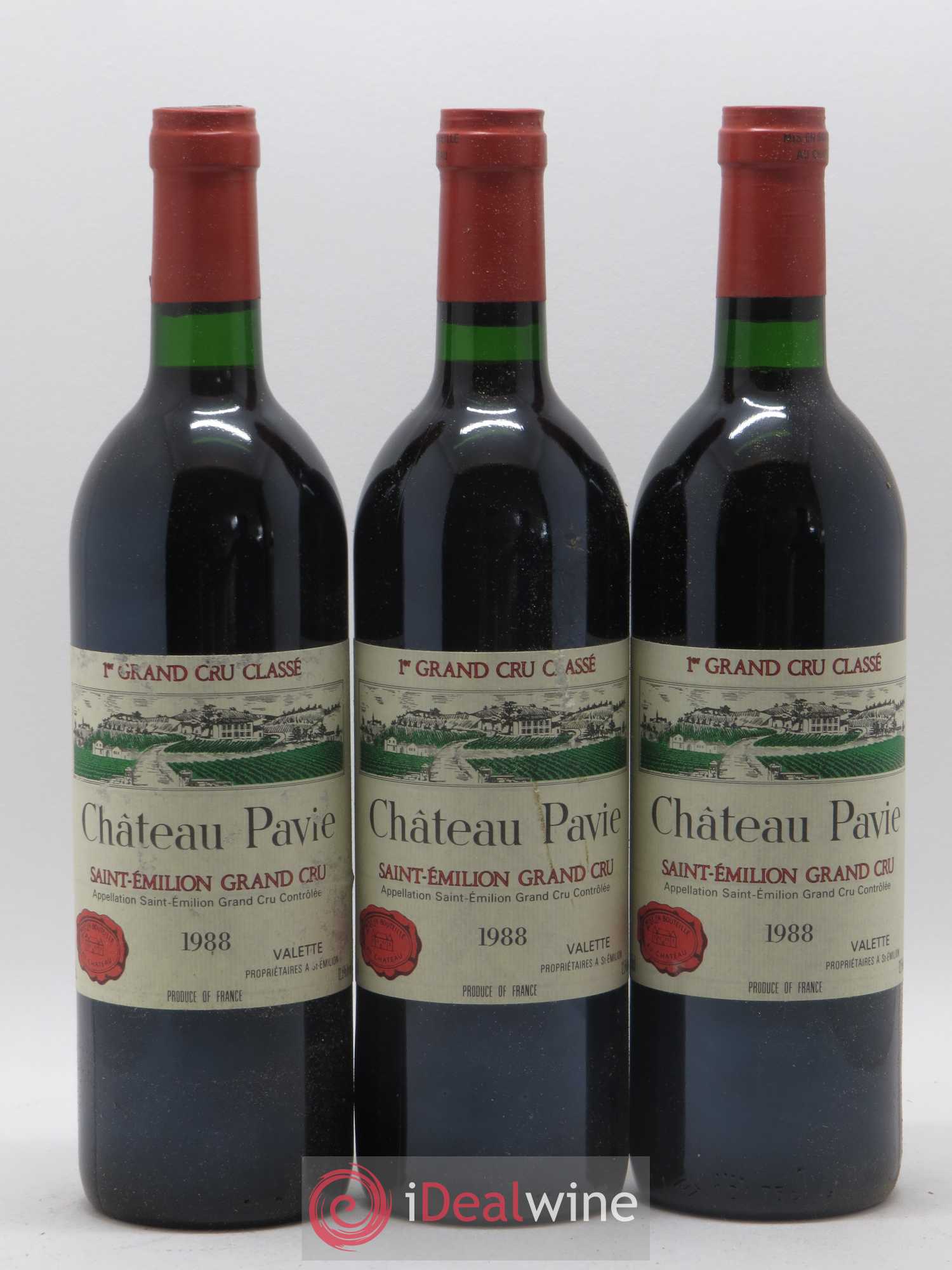 Château Pavie 1er Grand Cru Classé A 1988 - Lot de 12 bouteilles - 3