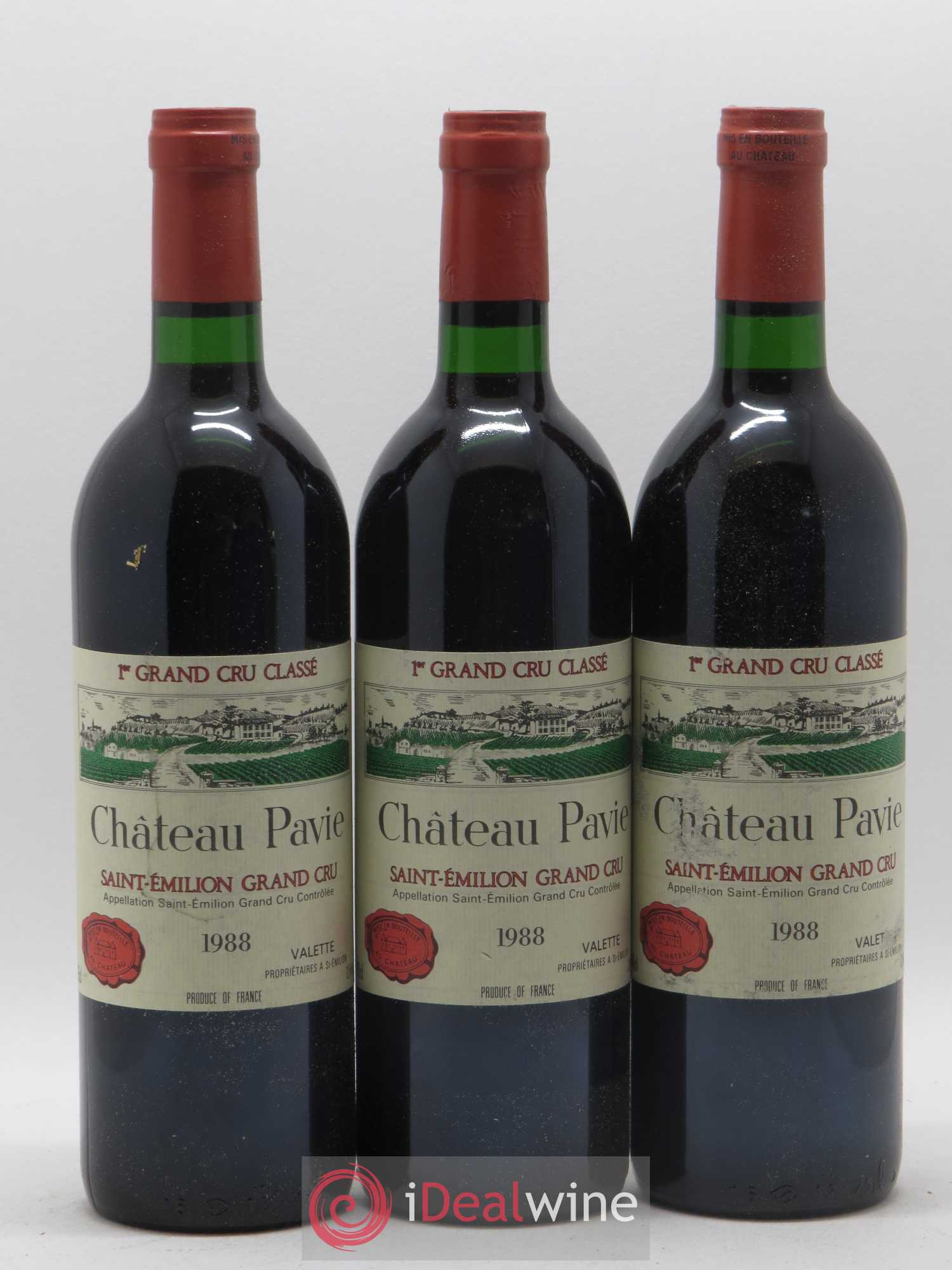 Château Pavie 1er Grand Cru Classé A 1988 - Lot de 12 bouteilles - 4