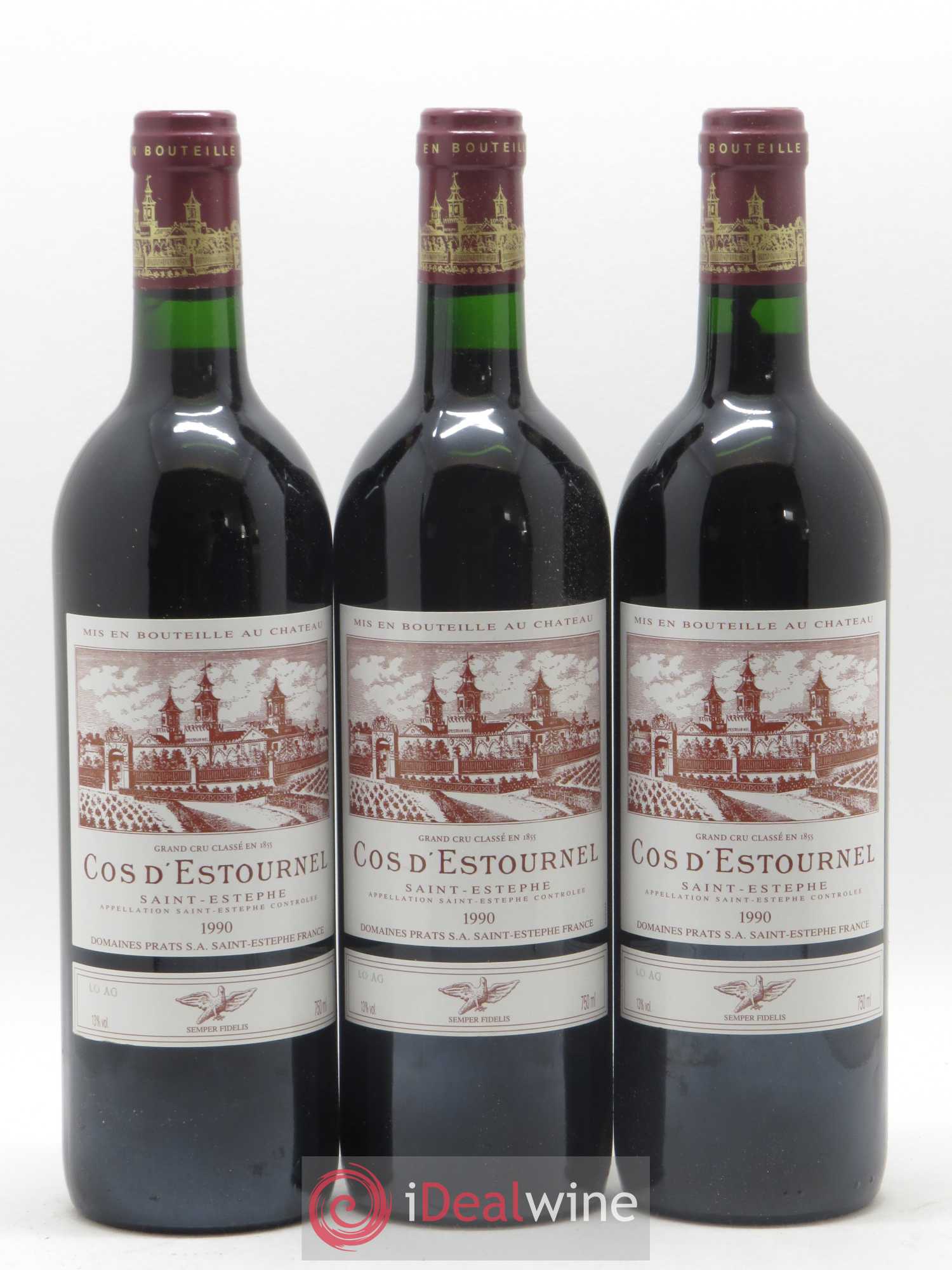 Cos d'Estournel 2ème Grand Cru Classé 1990 - Lot de 12 bouteilles - 1