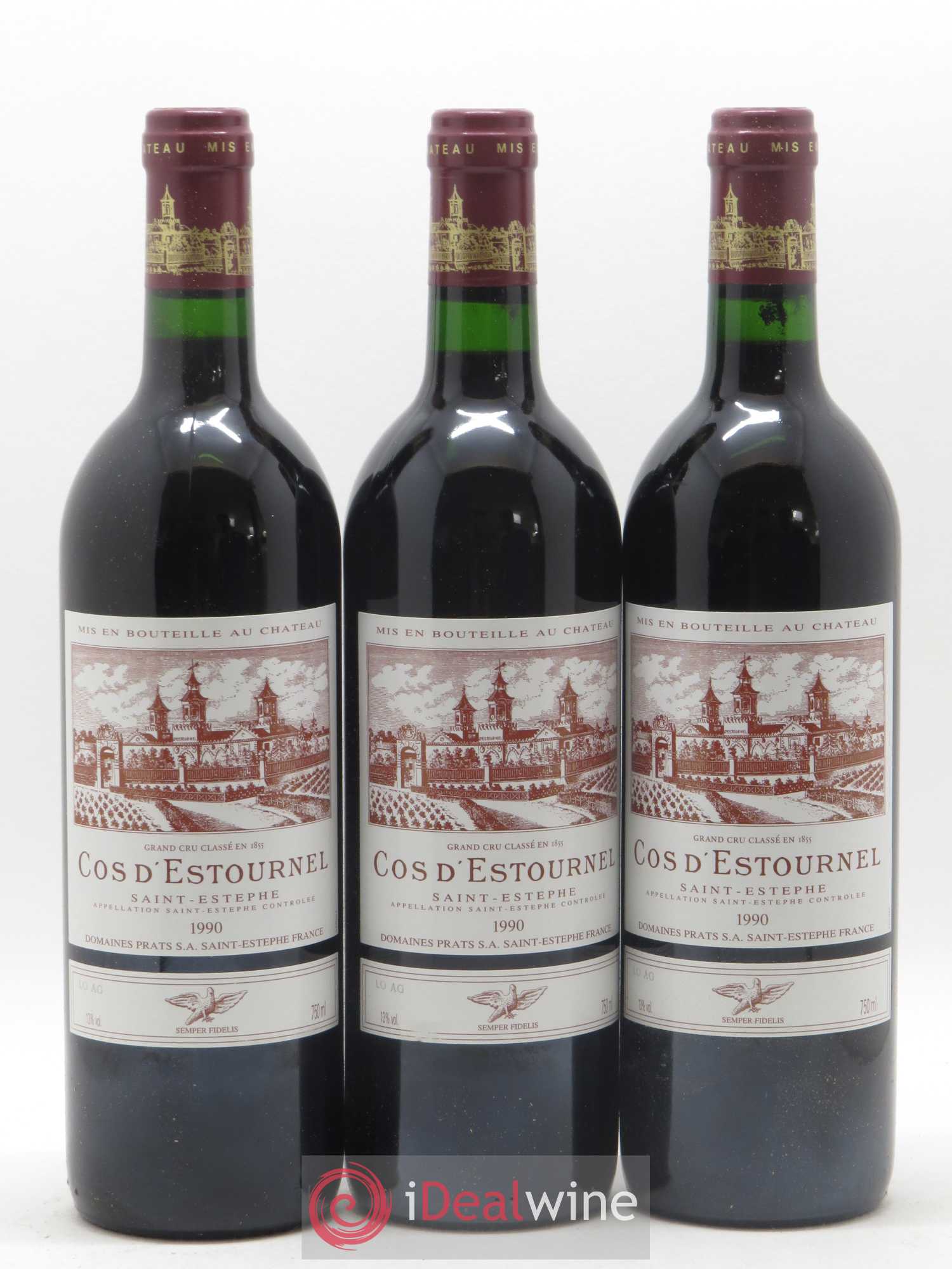 Cos d'Estournel 2ème Grand Cru Classé 1990 - Lot de 12 bouteilles - 3