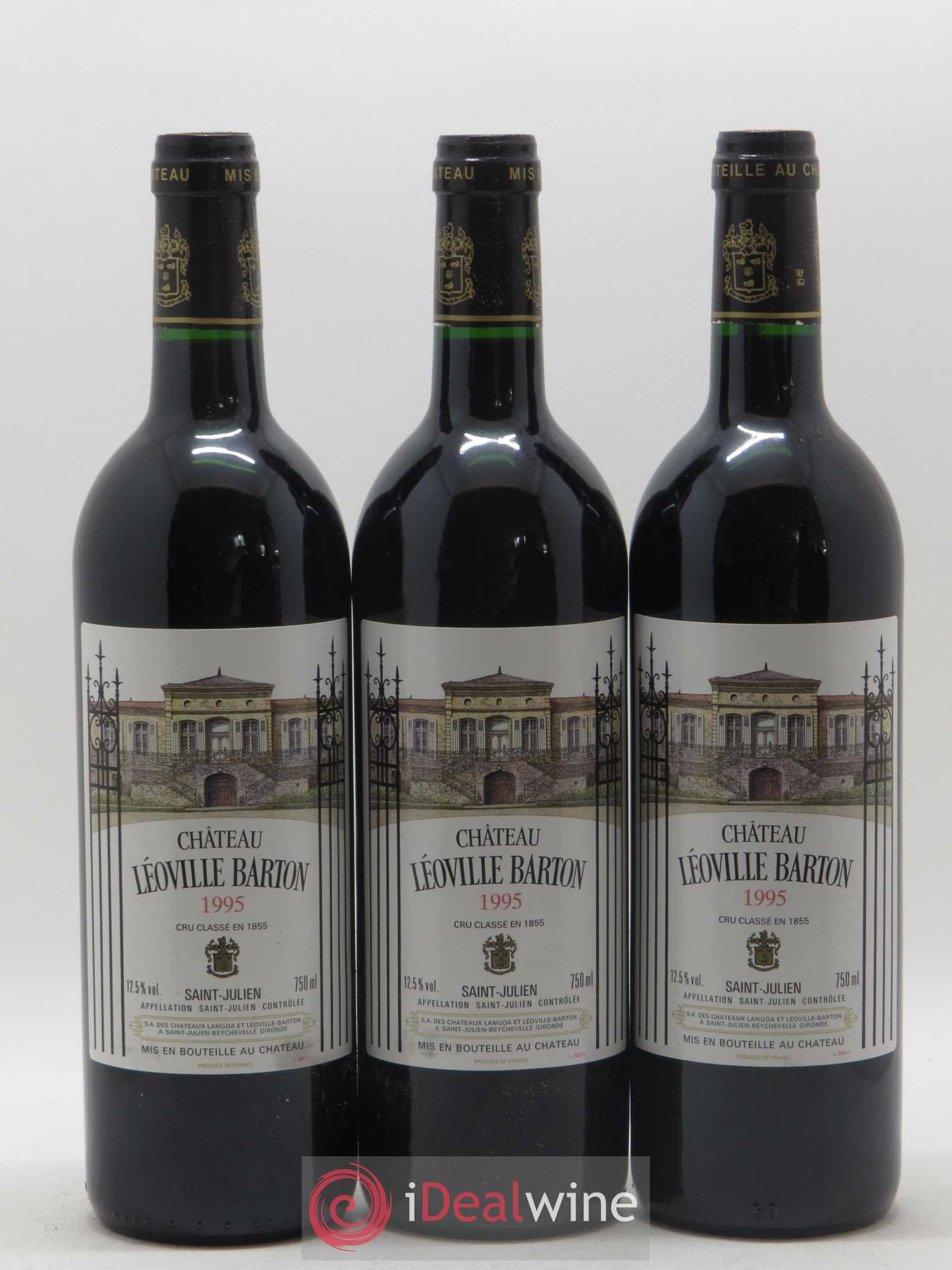 Château Léoville Barton 2ème Grand Cru Classé 1995 - Lot de 12 bouteilles - 4