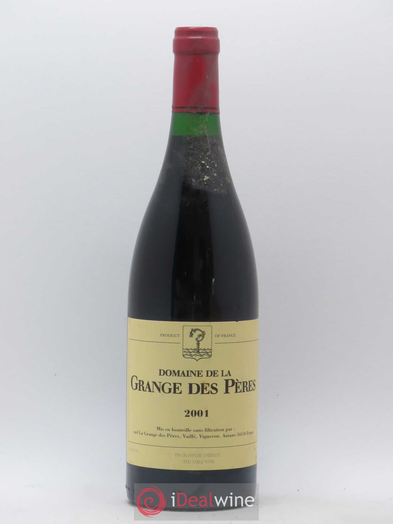 Pays d'Hérault Grange des Pères Laurent Vaillé 2001 - Lotto di 1 bottiglia - 0