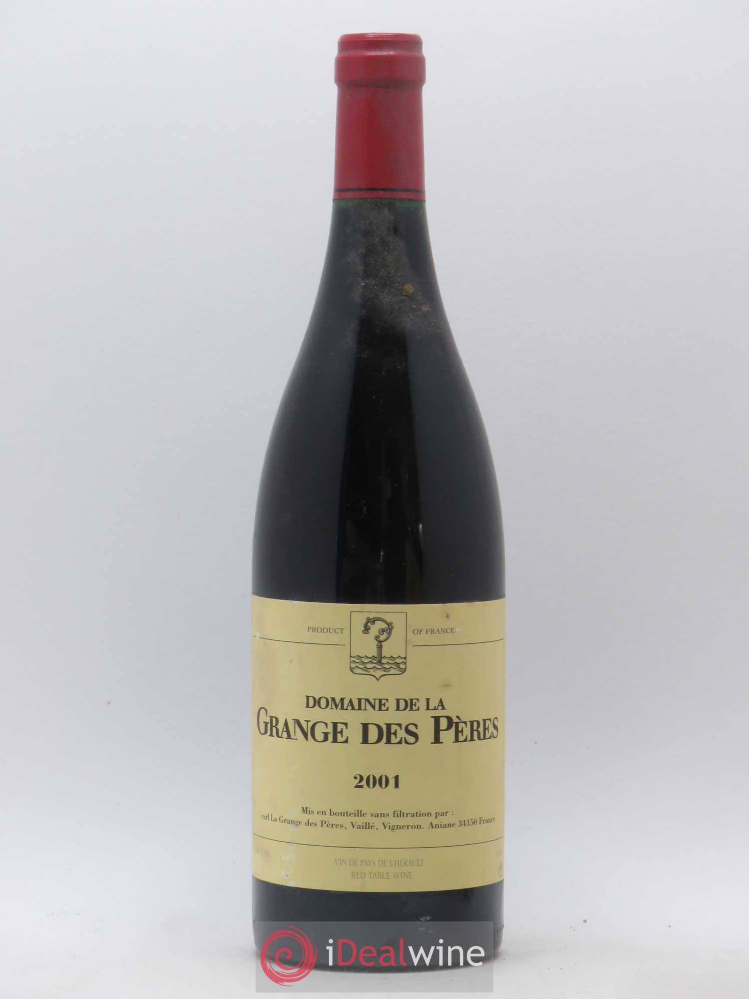 Pays d'Hérault Grange des Pères Laurent Vaillé 2001 - Lotto di 1 bottiglia - 0