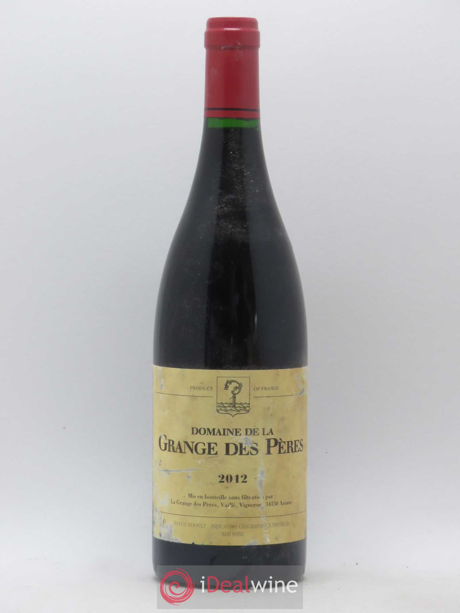 Pays d'Hérault Grange des Pères Laurent Vaillé 2012 - Lot de 1 bouteille - 0