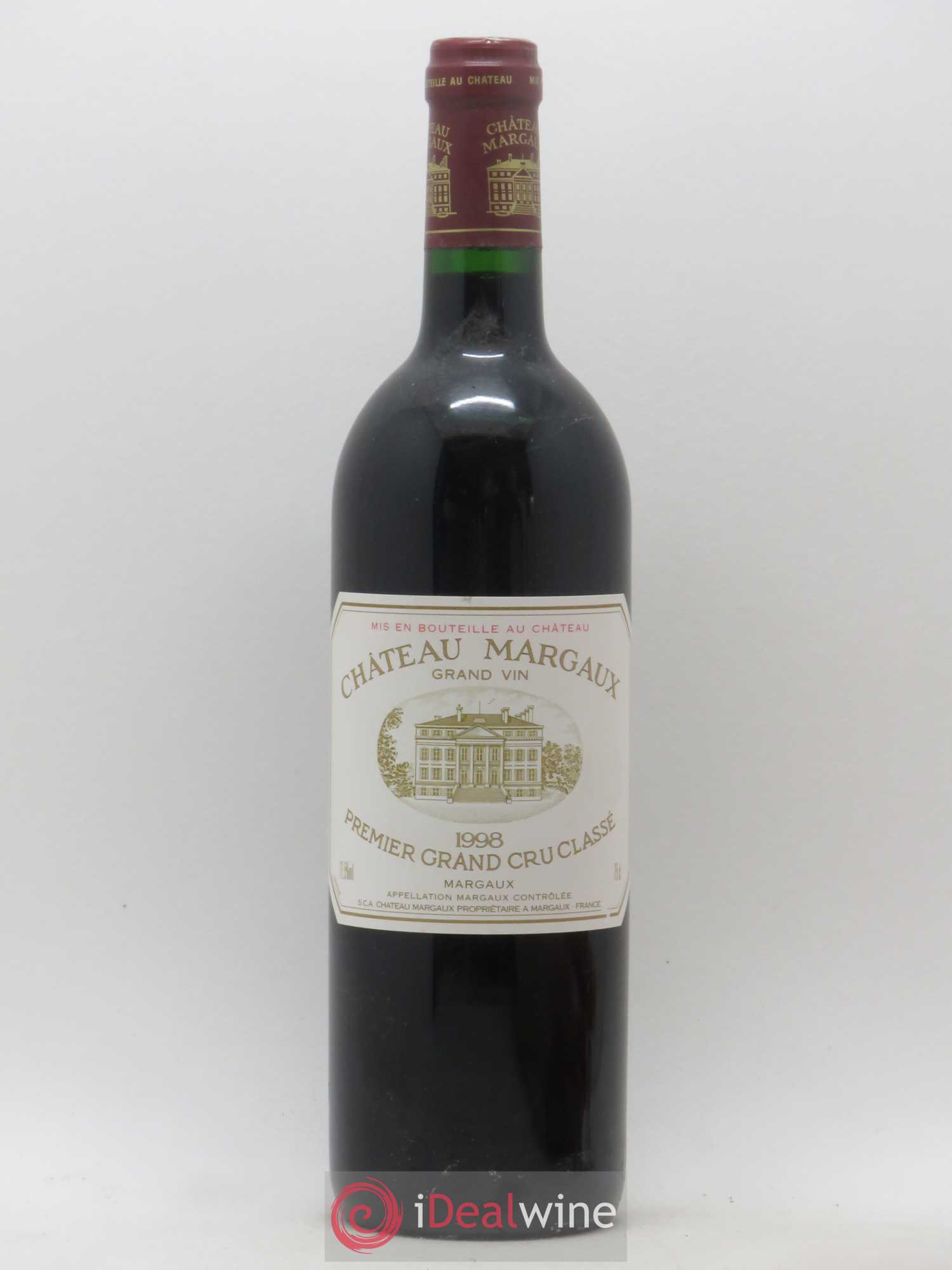Château Margaux 1er Grand Cru Classé 1998 - Lot de 1 bouteille - 0