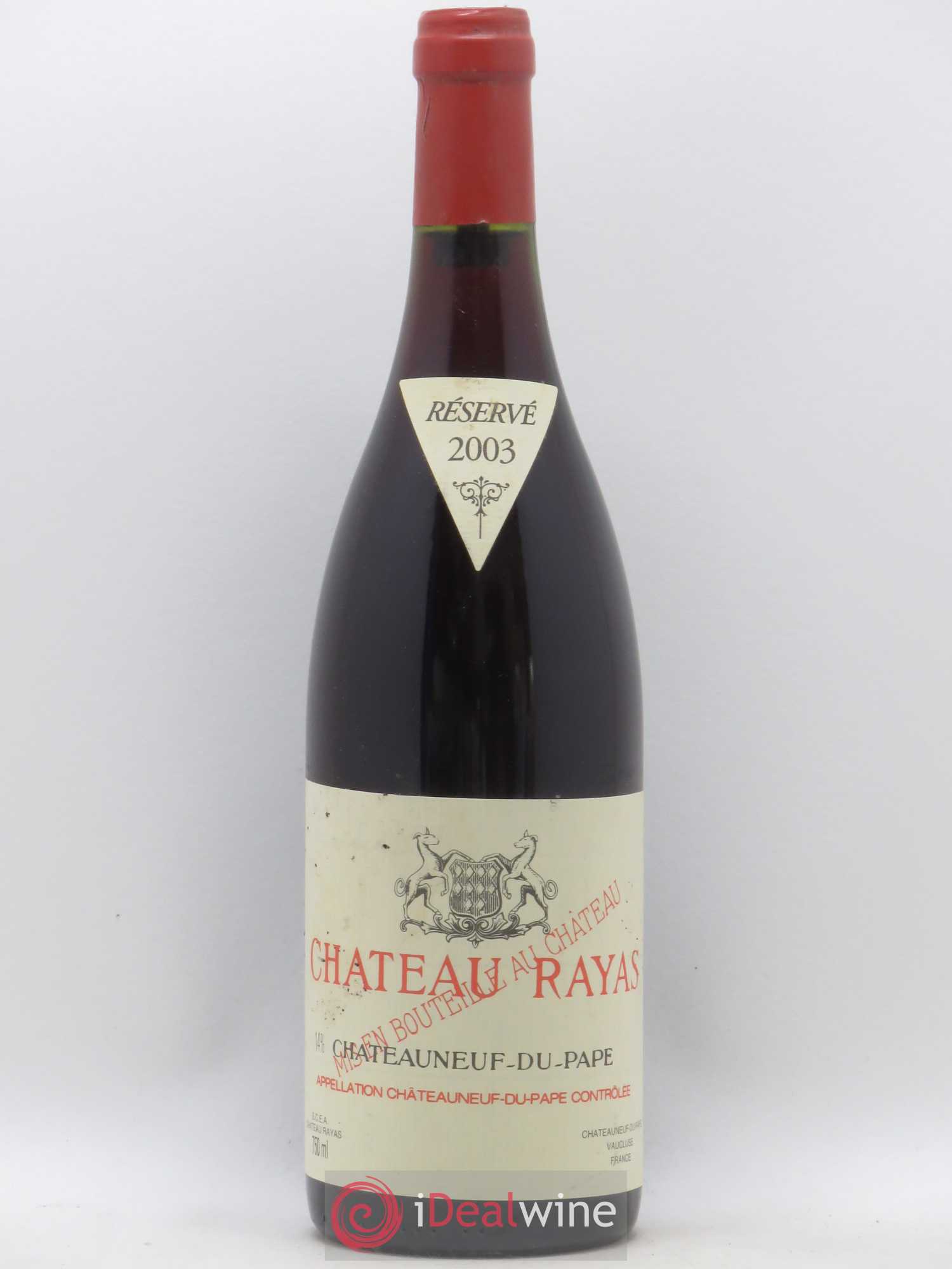 Châteauneuf-du-Pape Château Rayas Emmanuel Reynaud 2003 - Lot de 1 bouteille - 0