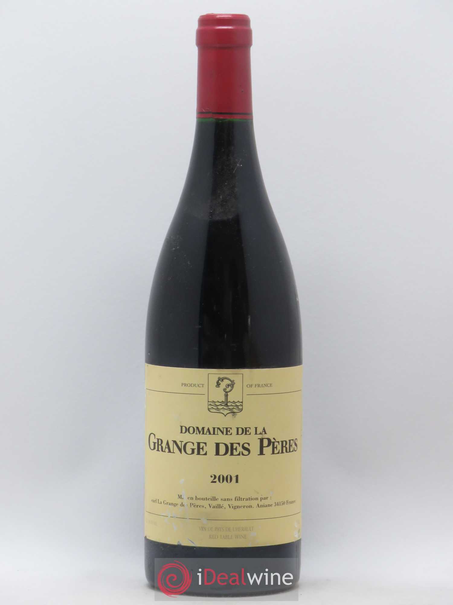 Pays d'Hérault Grange des Pères Laurent Vaillé 2001 - Lotto di 1 bottiglia - 0
