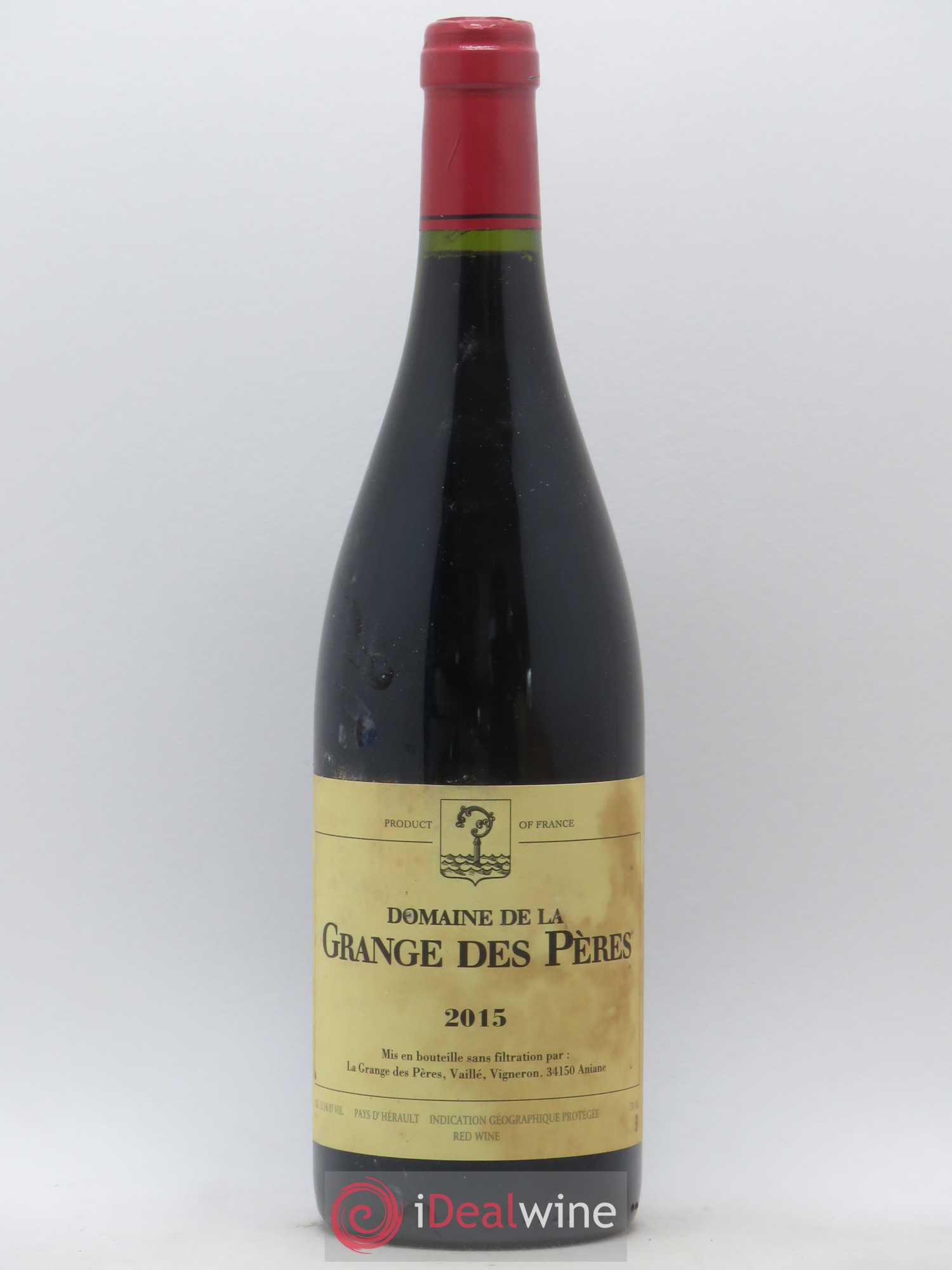Pays d'Hérault Grange des Pères Laurent Vaillé 2015 - Lot de 1 bouteille - 0