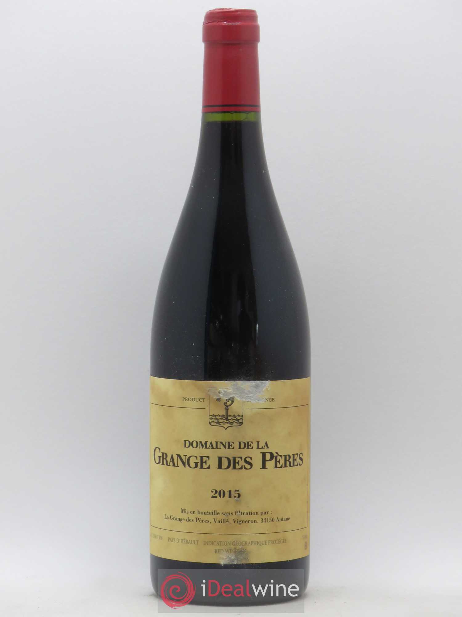 IGP Pays d'Hérault Grange des Pères Laurent Vaillé 2015 - Lot of 1 bottle - 0
