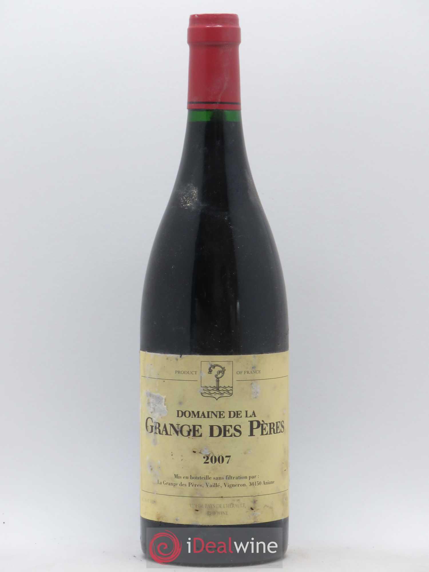 Pays d'Hérault Grange des Pères Laurent Vaillé 2007 - Lot de 1 bouteille - 0