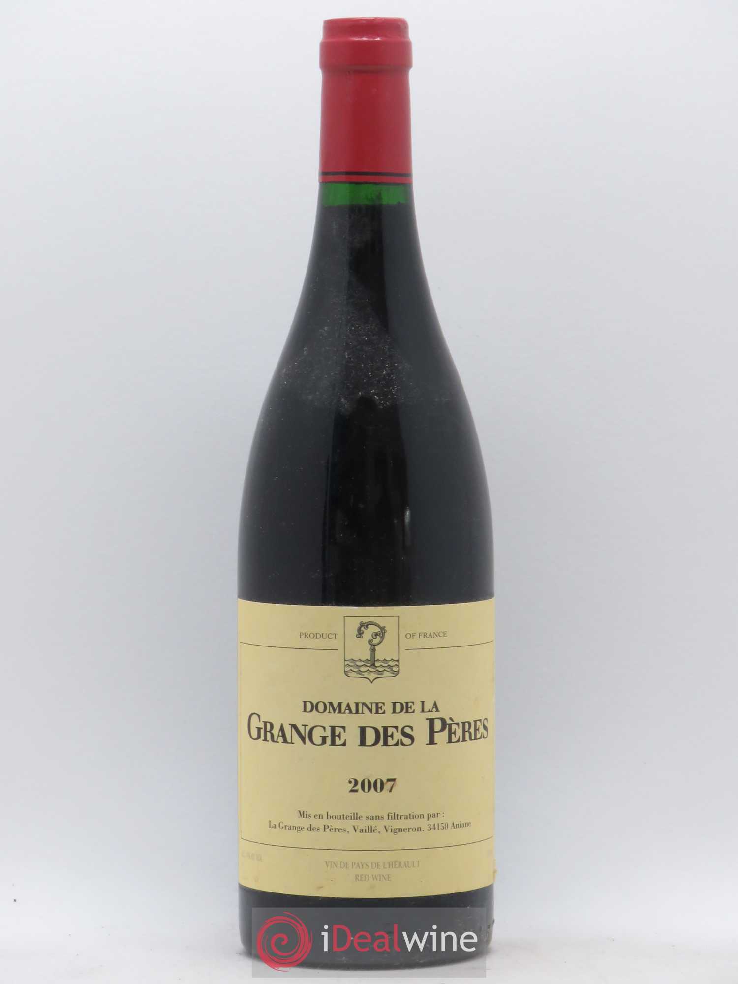 Pays d'Hérault Grange des Pères Laurent Vaillé 2007 - Lot de 1 bouteille - 0