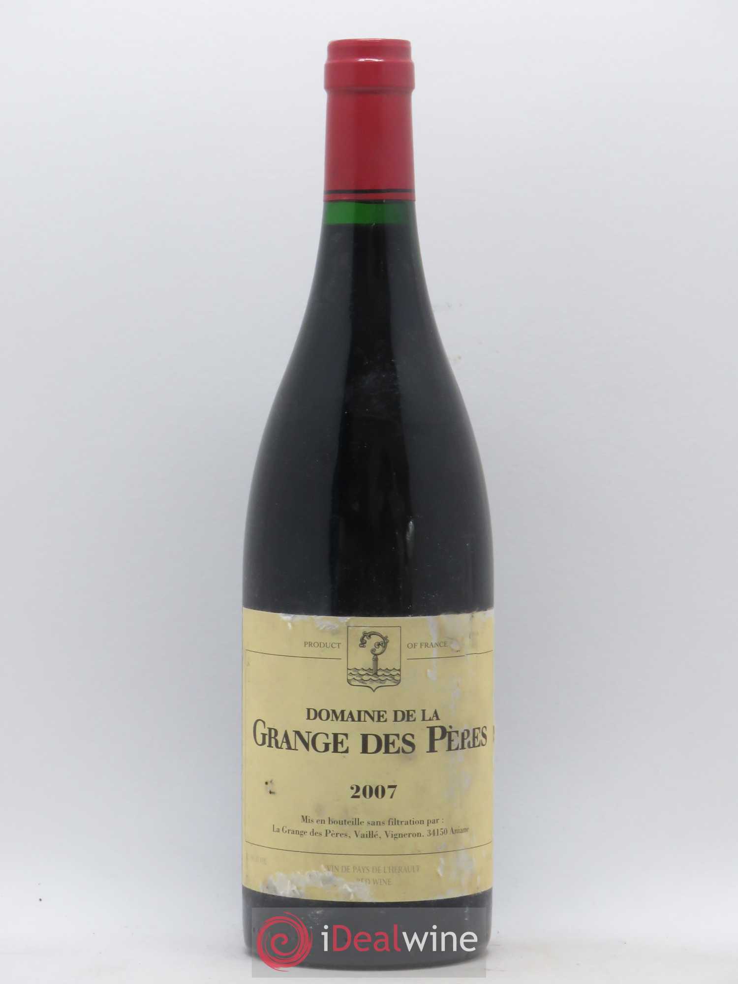 Pays d'Hérault Grange des Pères Laurent Vaillé 2007 - Lot de 1 bouteille - 0