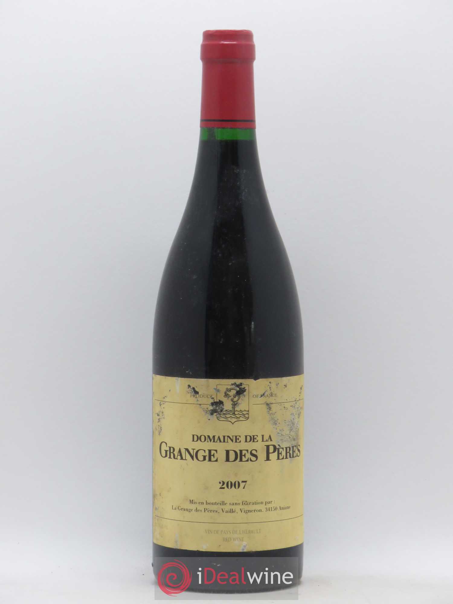 Pays d'Hérault Grange des Pères Laurent Vaillé 2007 - Lot de 1 bouteille - 0