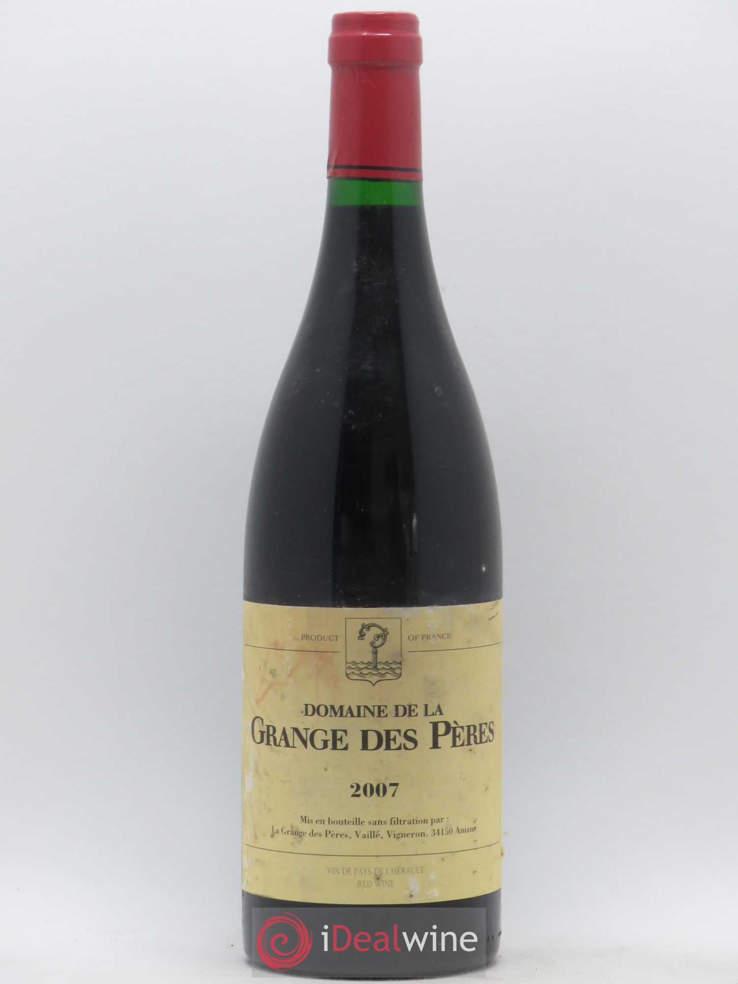 Pays d'Hérault Grange des Pères Laurent Vaillé 2007 - Lot de 1 bouteille - 0