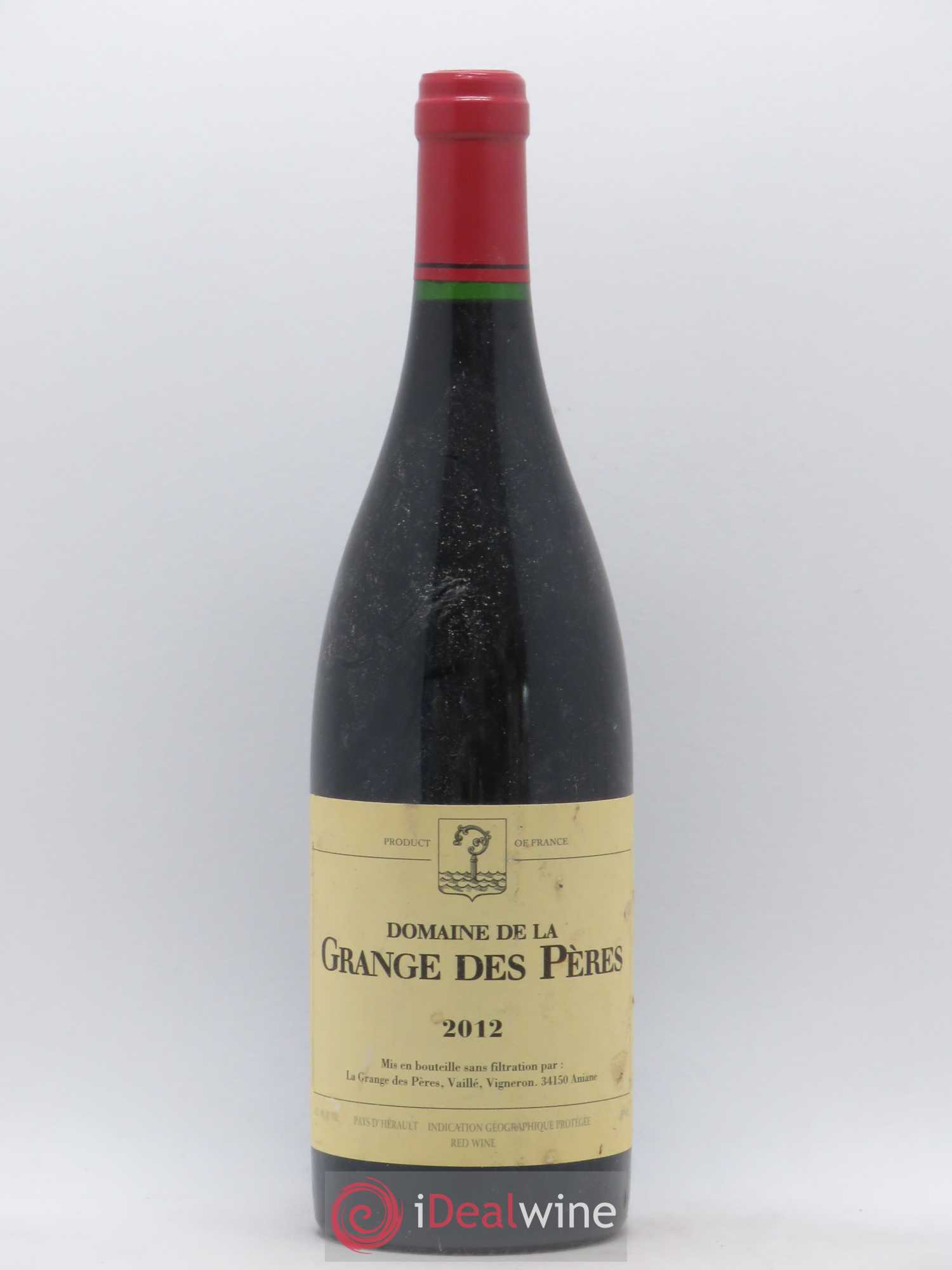 Pays d'Hérault Grange des Pères Laurent Vaillé 2012 - Lot de 1 bouteille - 0