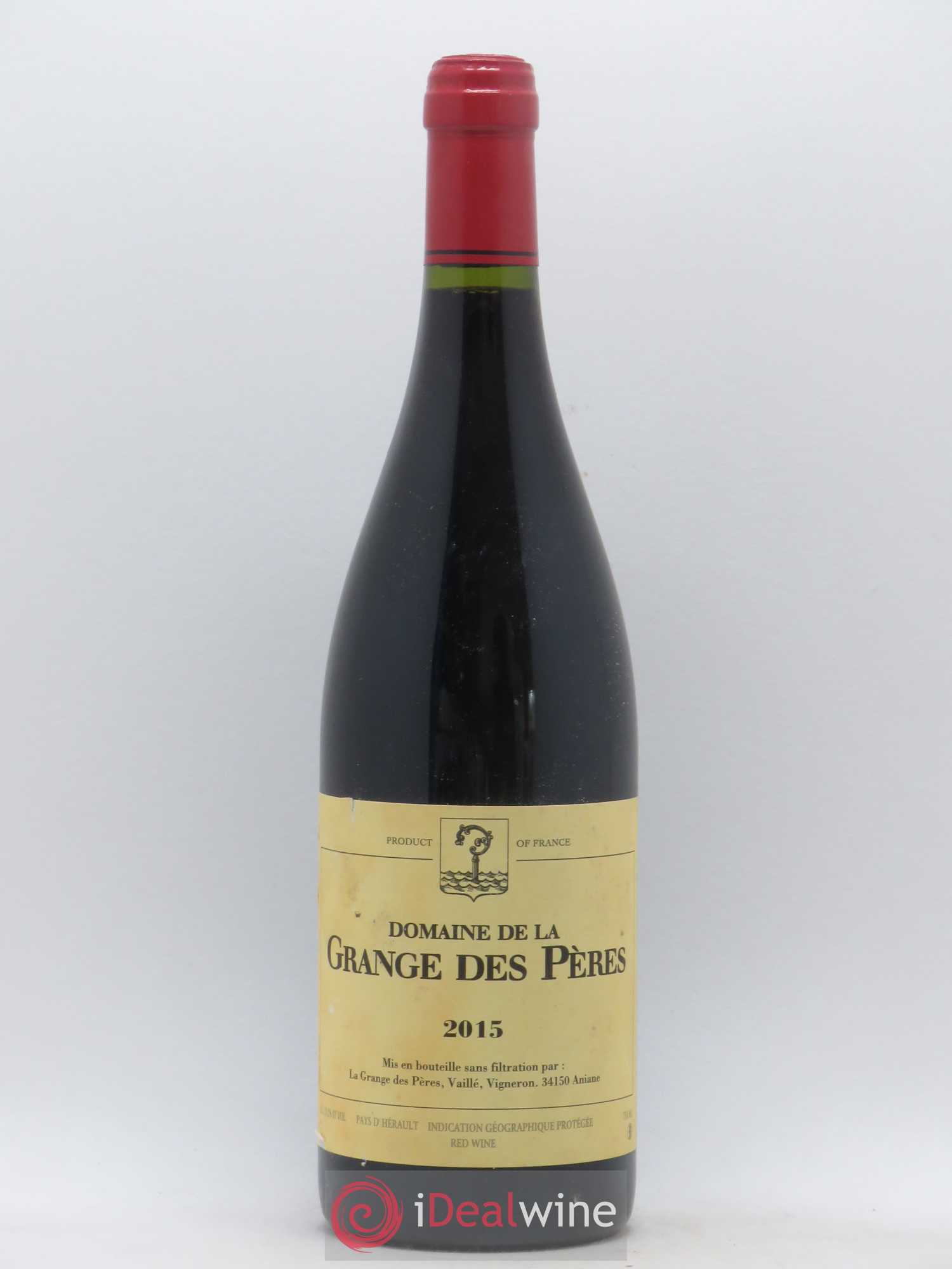 Pays d'Hérault Grange des Pères Laurent Vaillé 2015 - Lot de 1 bouteille - 0