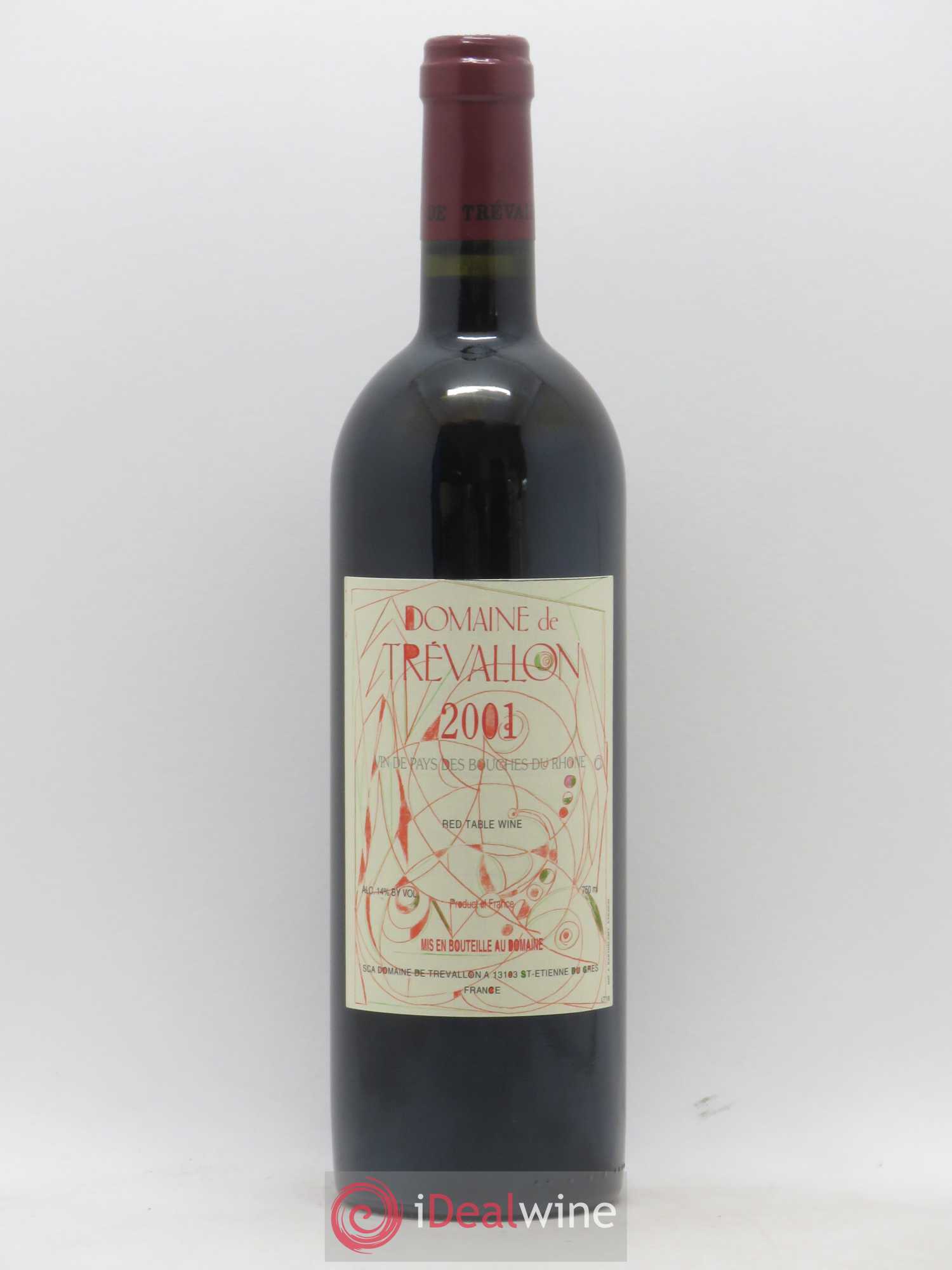 VDP Bouches du Rhône Trévallon (Domaine de) Eloi Dürrbach 2001 - Lot de 1 bouteille - 0