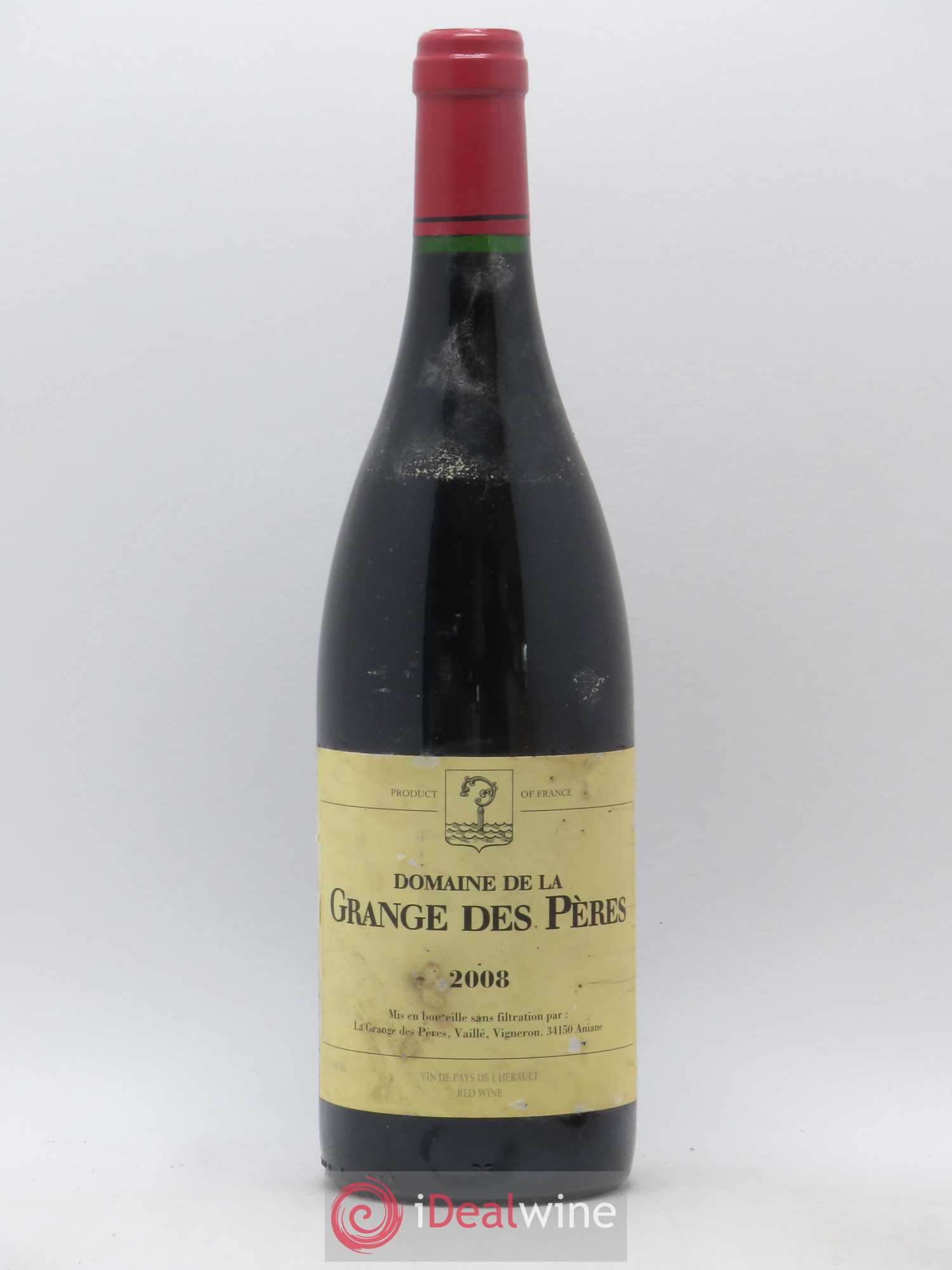 Pays d'Hérault Grange des Pères Laurent Vaillé 2008 - Lot de 1 bouteille - 0