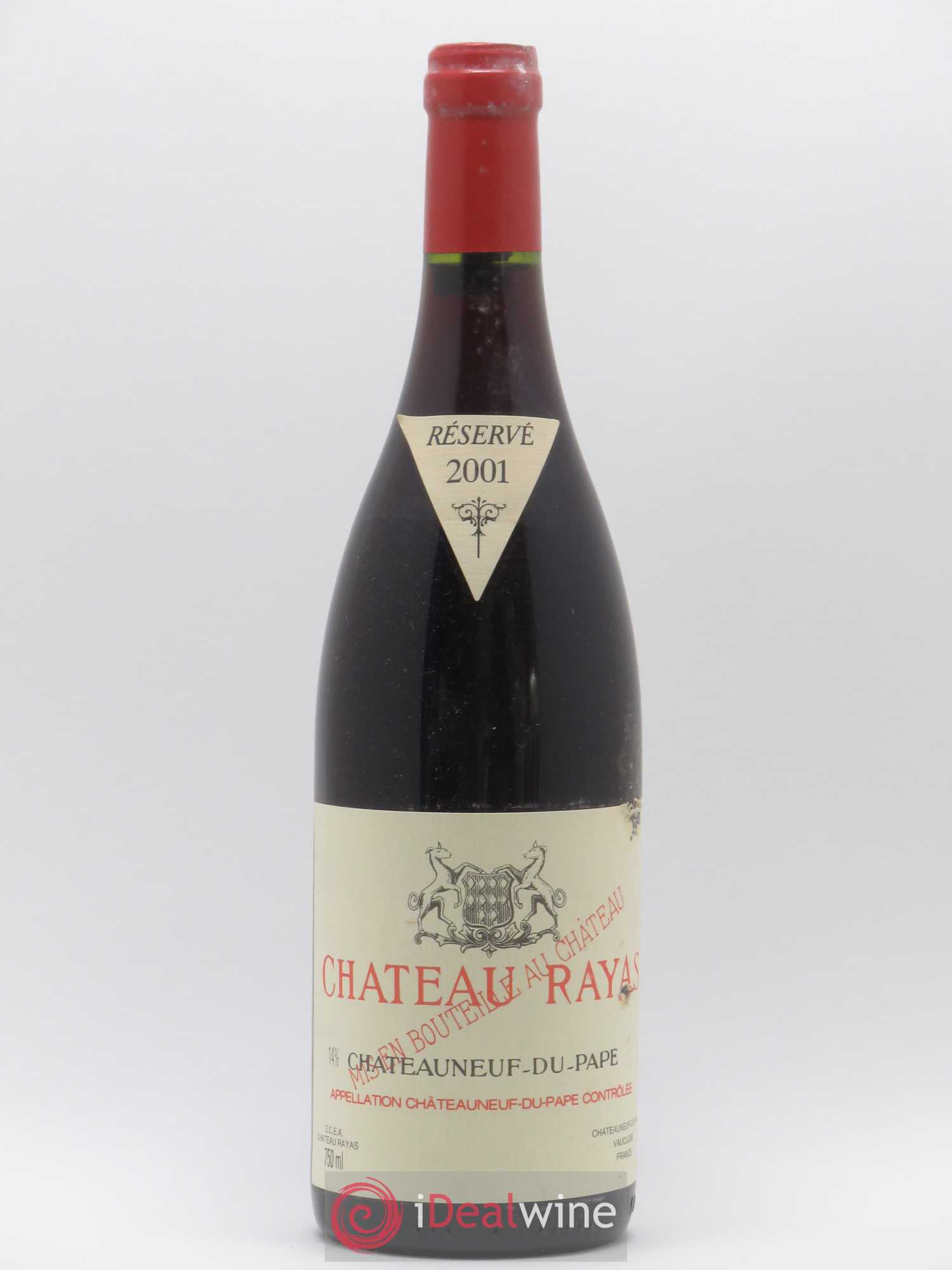 Châteauneuf-du-Pape Château Rayas Emmanuel Reynaud 2001 - Lot de 1 bouteille - 0