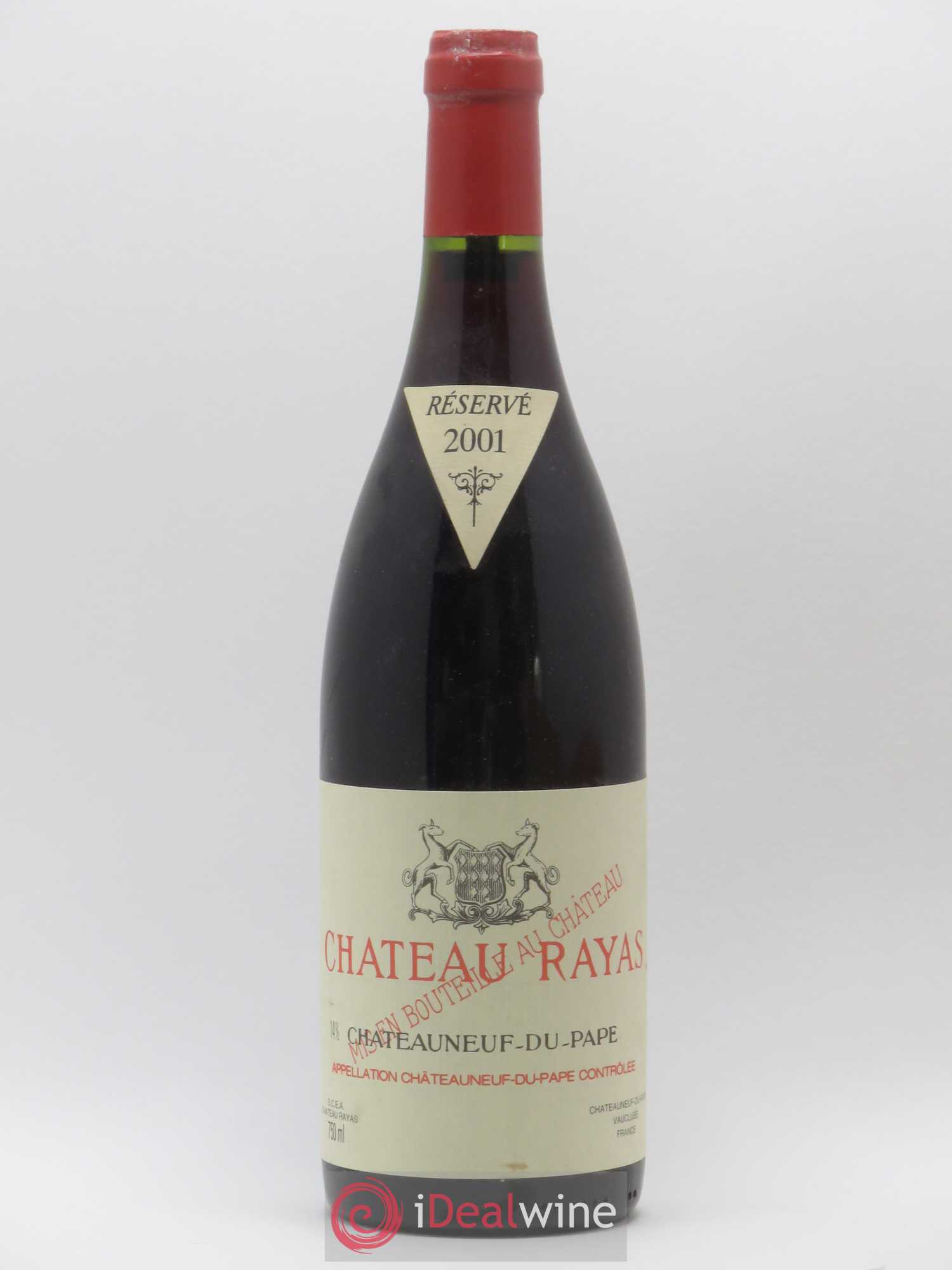 Châteauneuf-du-Pape Château Rayas Emmanuel Reynaud 2001 - Lot de 1 bouteille - 0