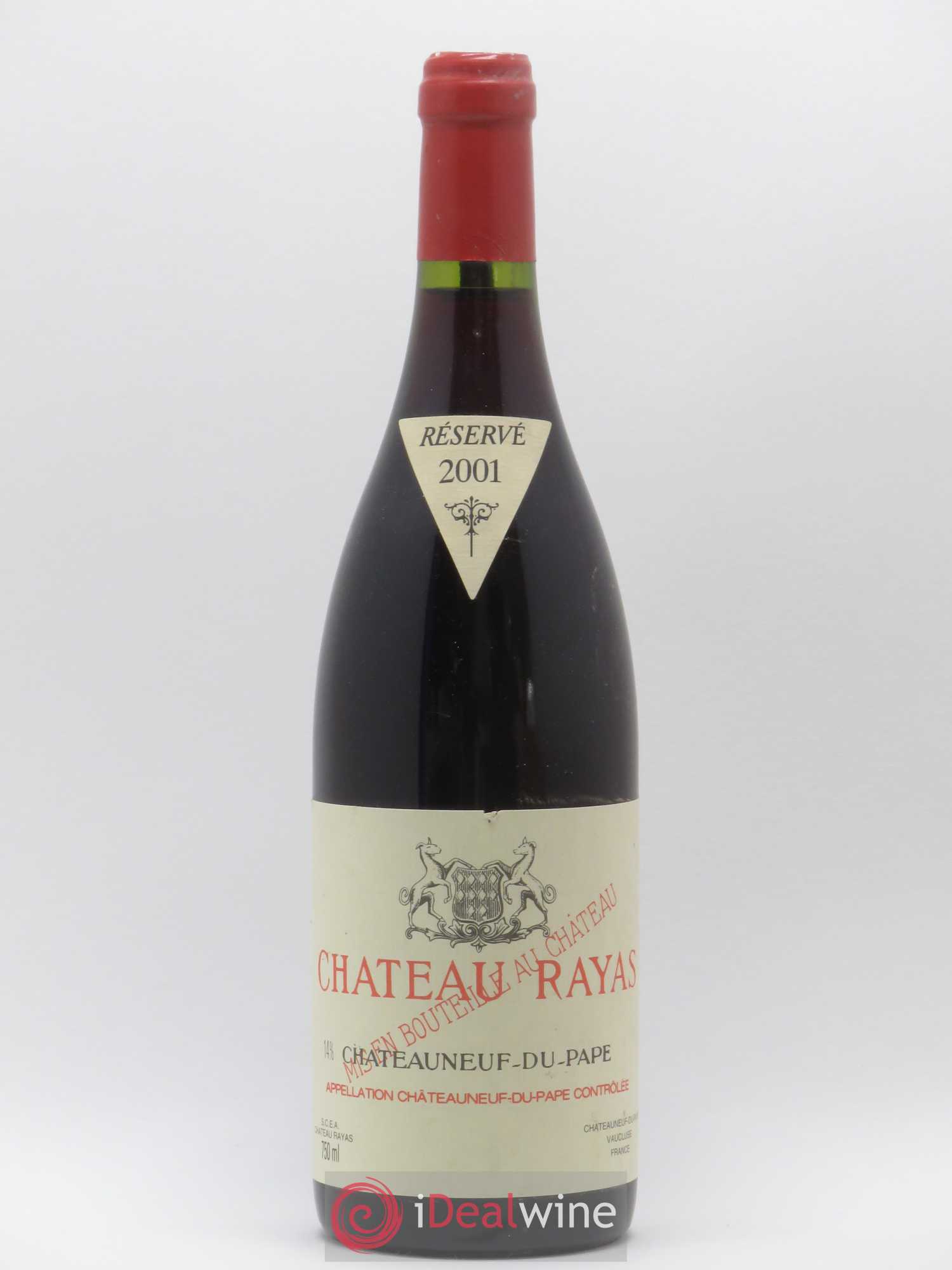 Châteauneuf-du-Pape Château Rayas Emmanuel Reynaud 2001 - Lot de 1 bouteille - 0