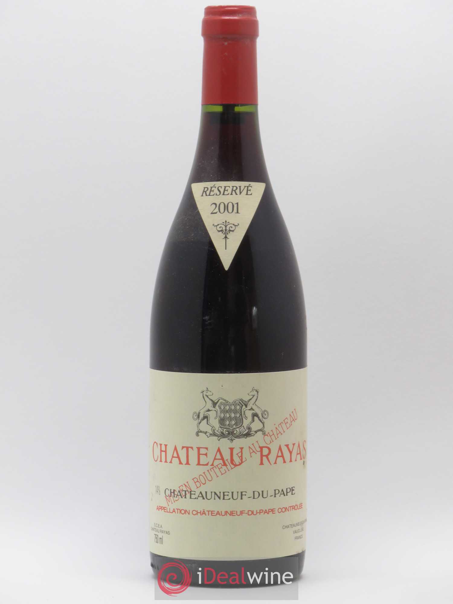 Châteauneuf-du-Pape Château Rayas Emmanuel Reynaud 2001 - Lot de 1 bouteille - 0
