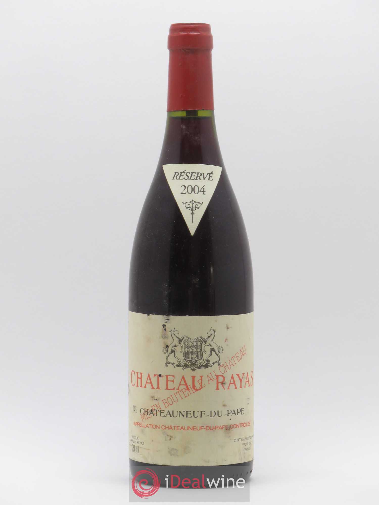 Châteauneuf-du-Pape Château Rayas Emmanuel Reynaud 2004 - Lot de 1 bouteille - 0