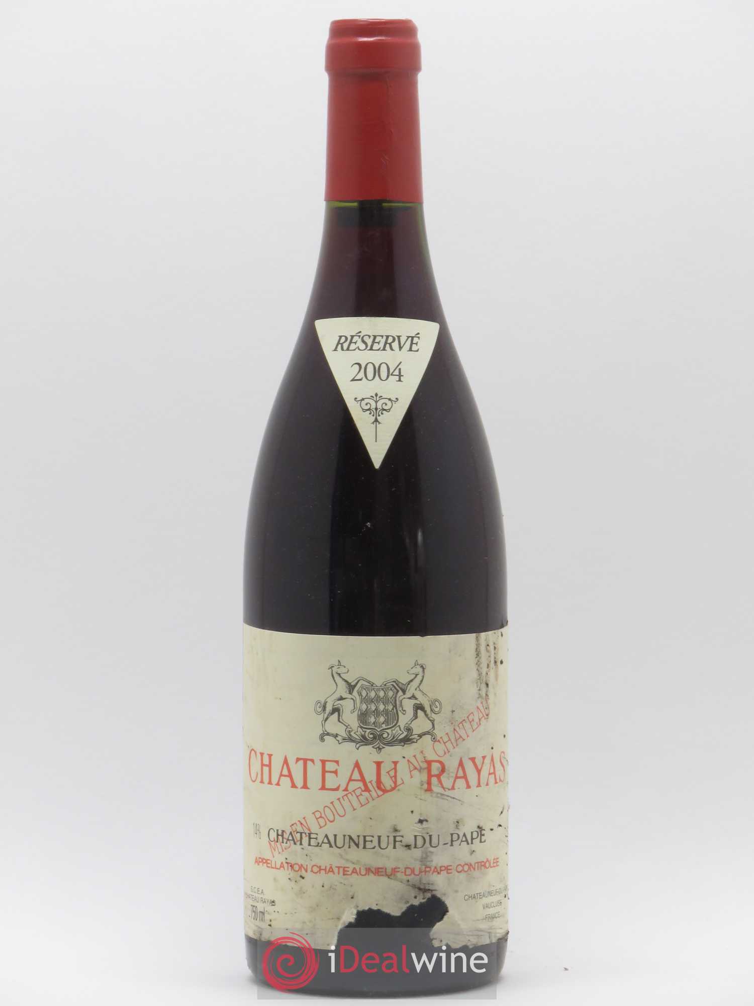 Châteauneuf-du-Pape Château Rayas Emmanuel Reynaud 2004 - Lot de 1 bouteille - 0