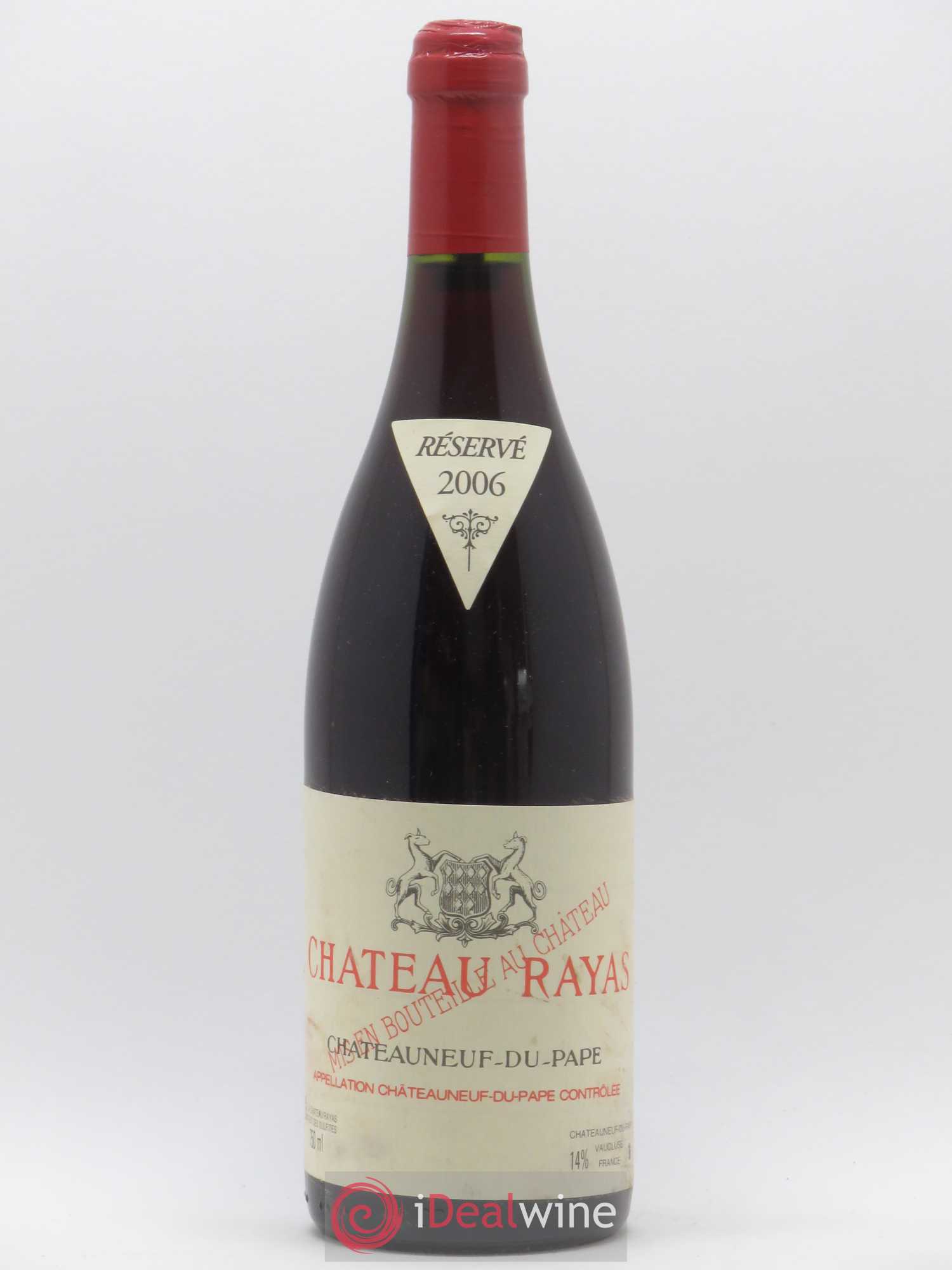 Châteauneuf-du-Pape Château Rayas Emmanuel Reynaud 2006 - Lot de 1 bouteille - 0