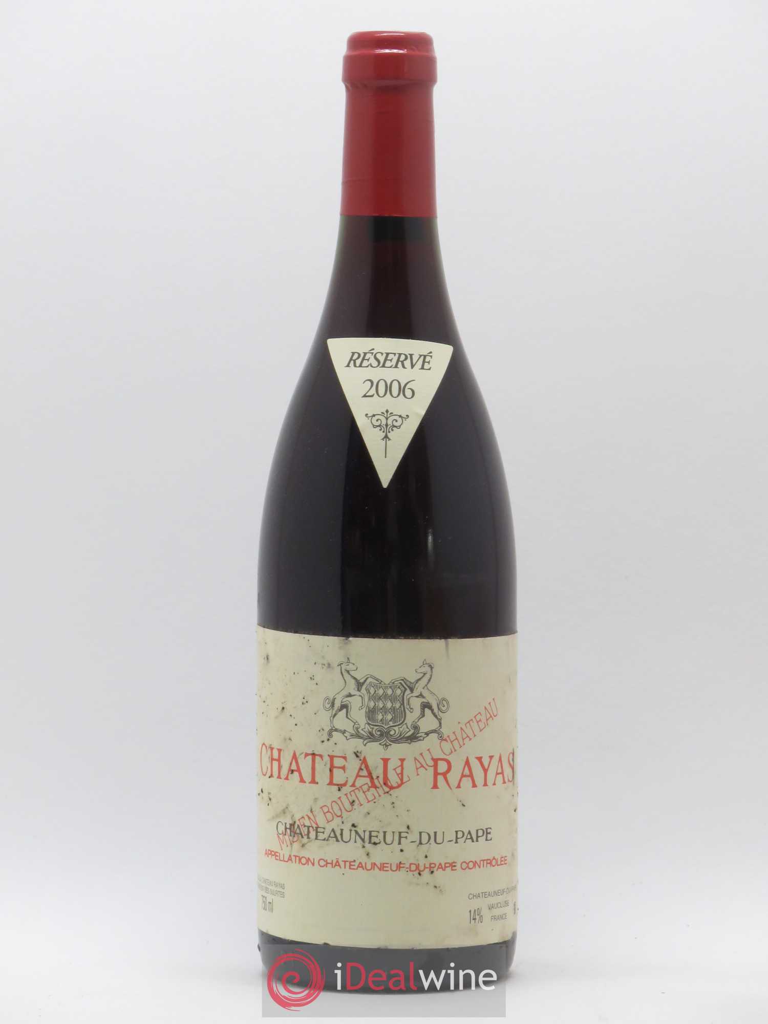 Châteauneuf-du-Pape Château Rayas Emmanuel Reynaud 2006 - Lot de 1 bouteille - 0