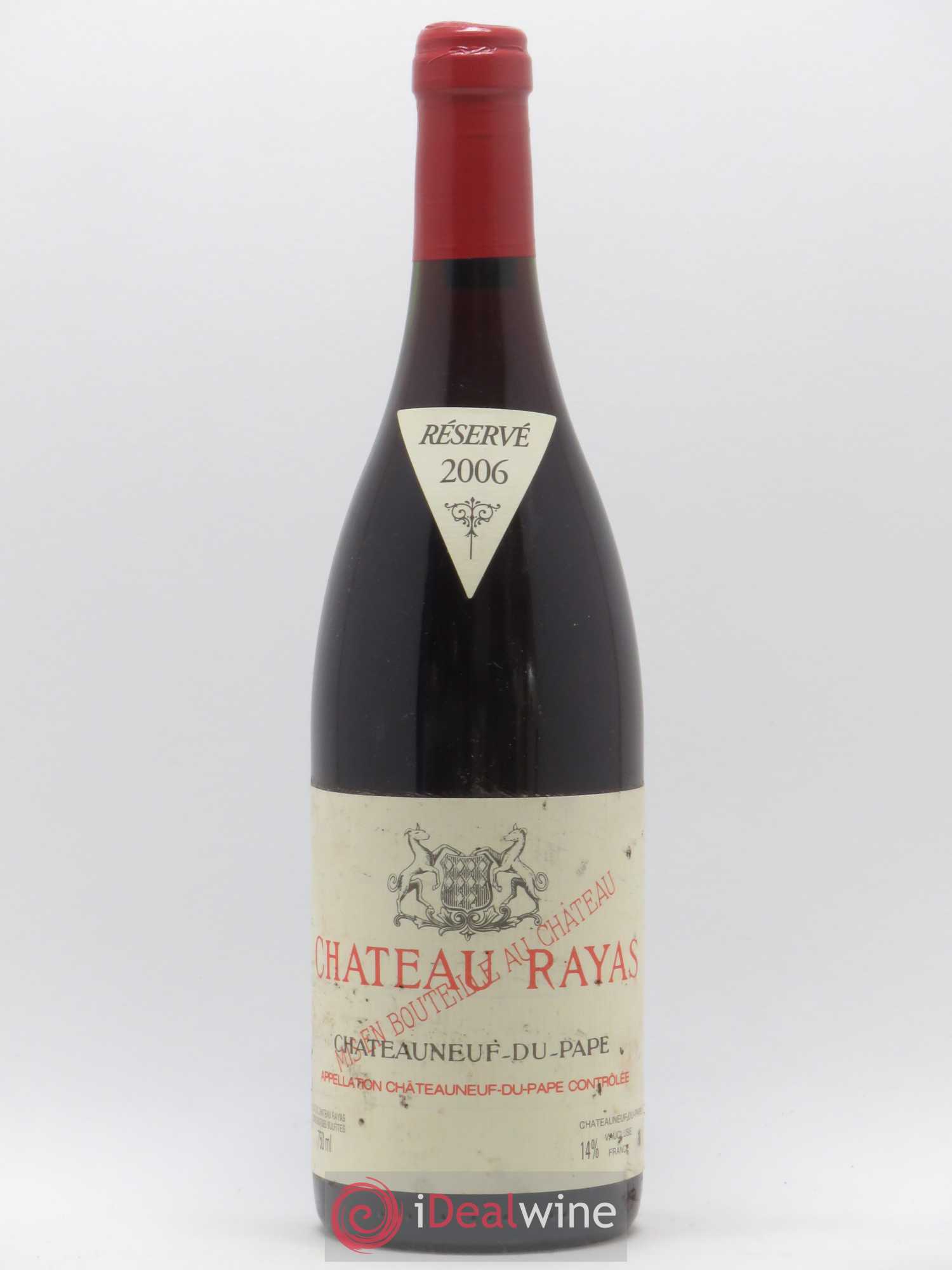 Châteauneuf-du-Pape Château Rayas Emmanuel Reynaud 2006 - Lot de 1 bouteille - 0