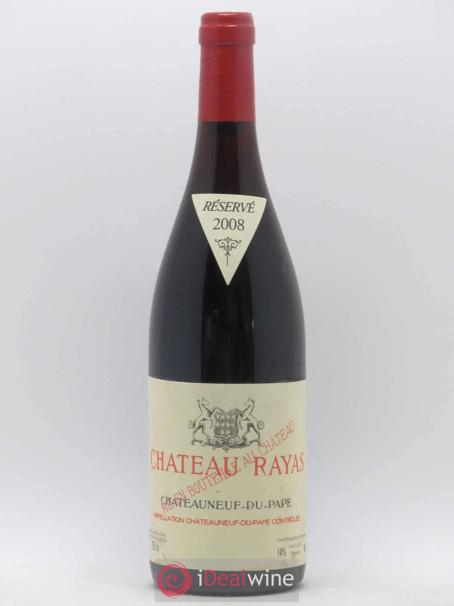 Châteauneuf-du-Pape Château Rayas Emmanuel Reynaud 2008 - Lot de 1 bouteille - 0