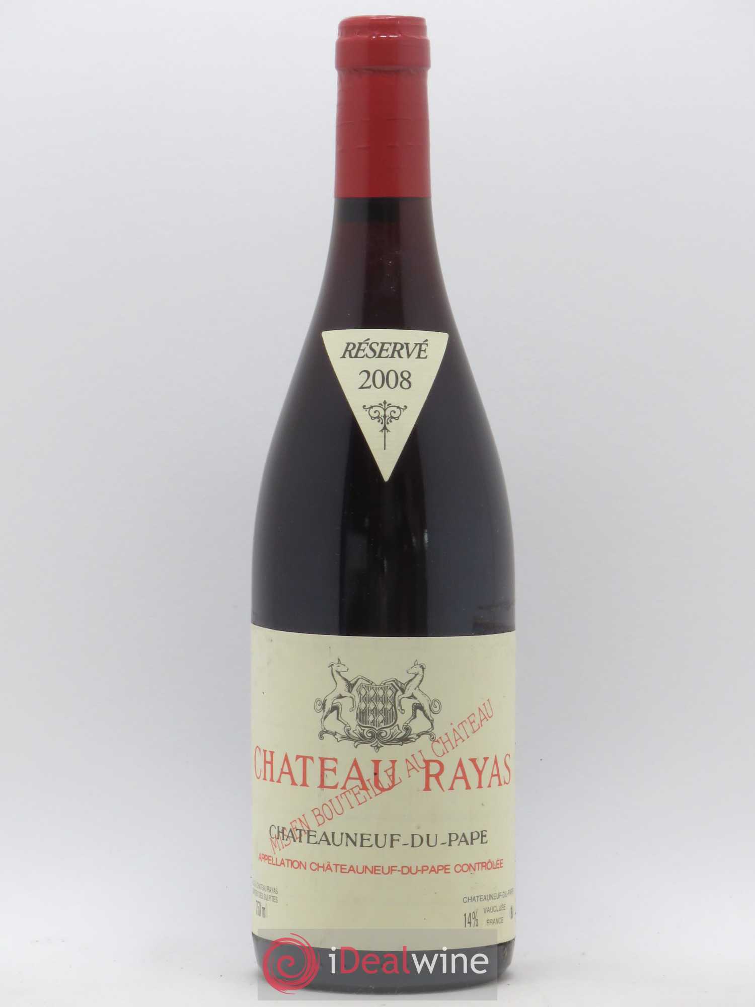 Châteauneuf-du-Pape Château Rayas Emmanuel Reynaud 2008 - Lot de 1 bouteille - 0