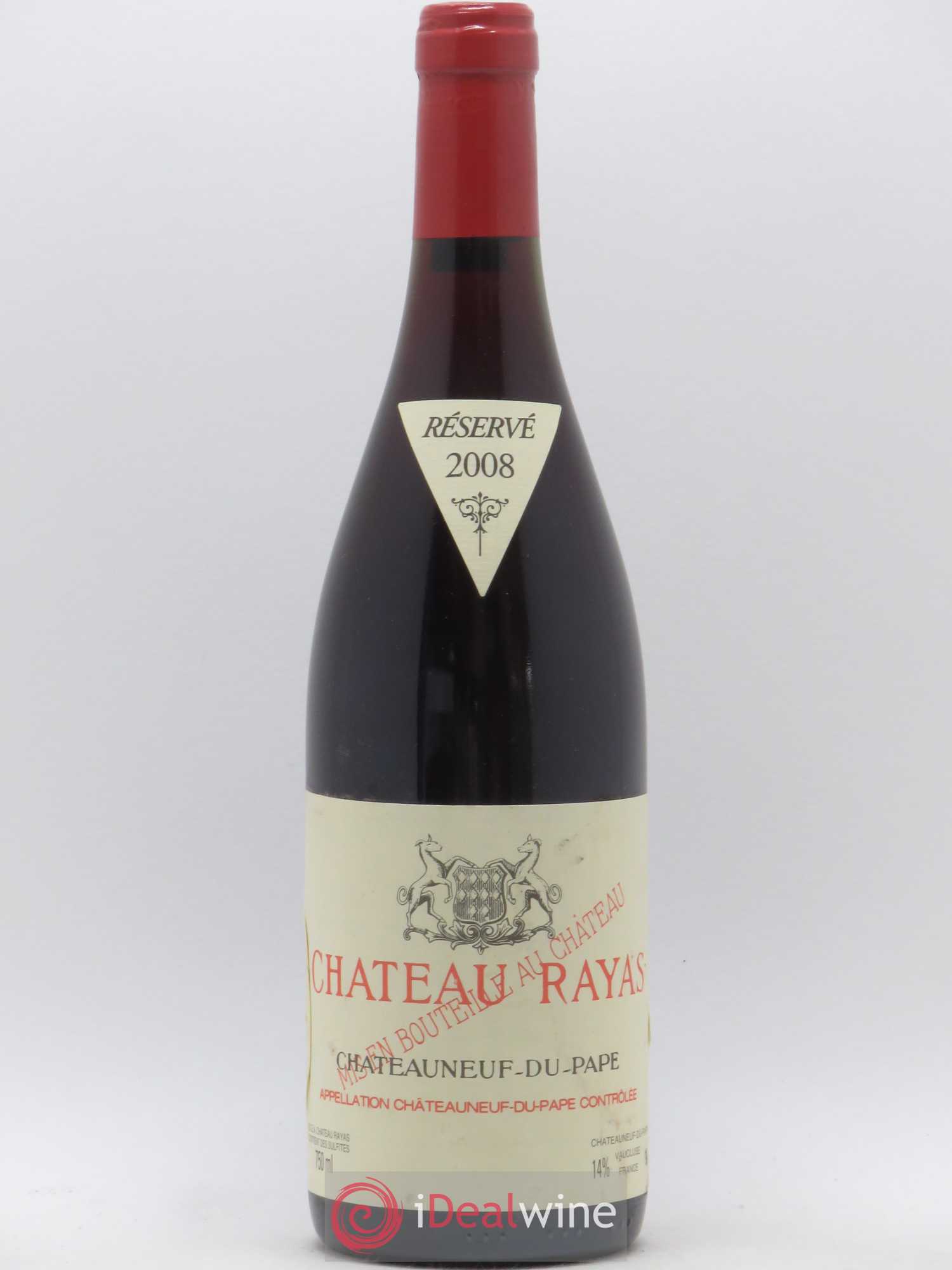 Châteauneuf-du-Pape Château Rayas Emmanuel Reynaud 2008 - Lot de 1 bouteille - 0