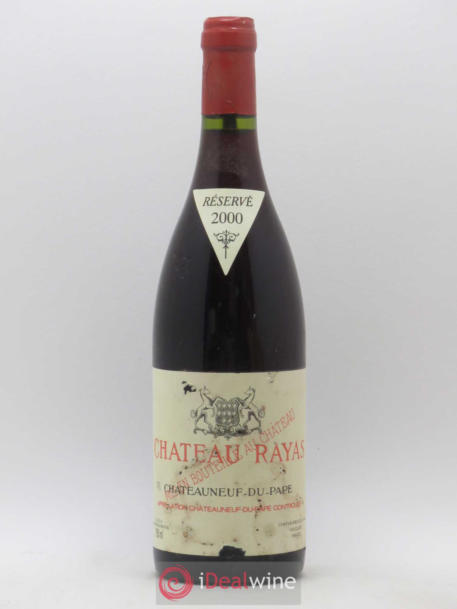 Châteauneuf-du-Pape Château Rayas Emmanuel Reynaud 2000 - Lot de 1 bouteille - 0