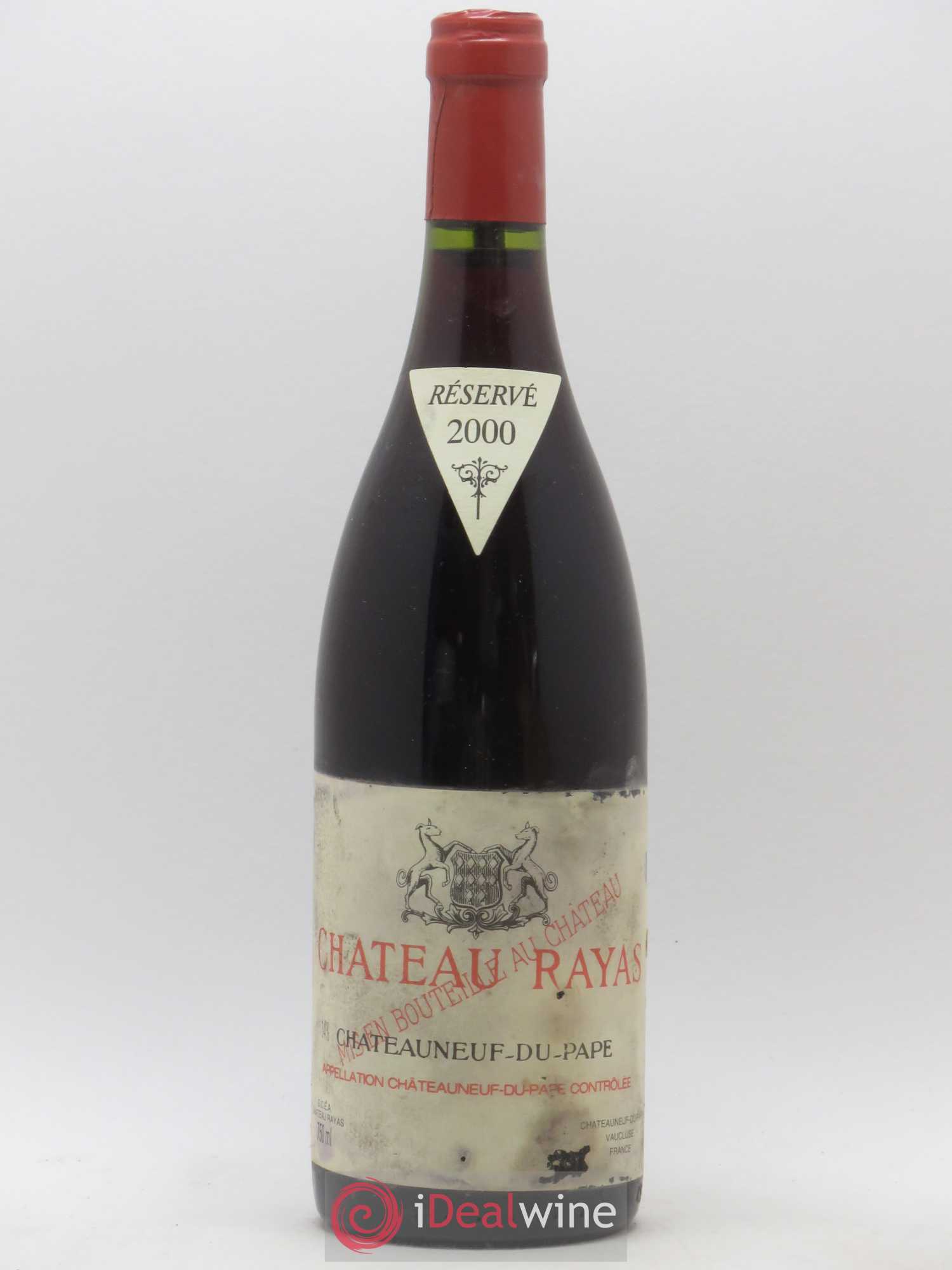 Châteauneuf-du-Pape Château Rayas Emmanuel Reynaud 2000 - Lot de 1 bouteille - 0