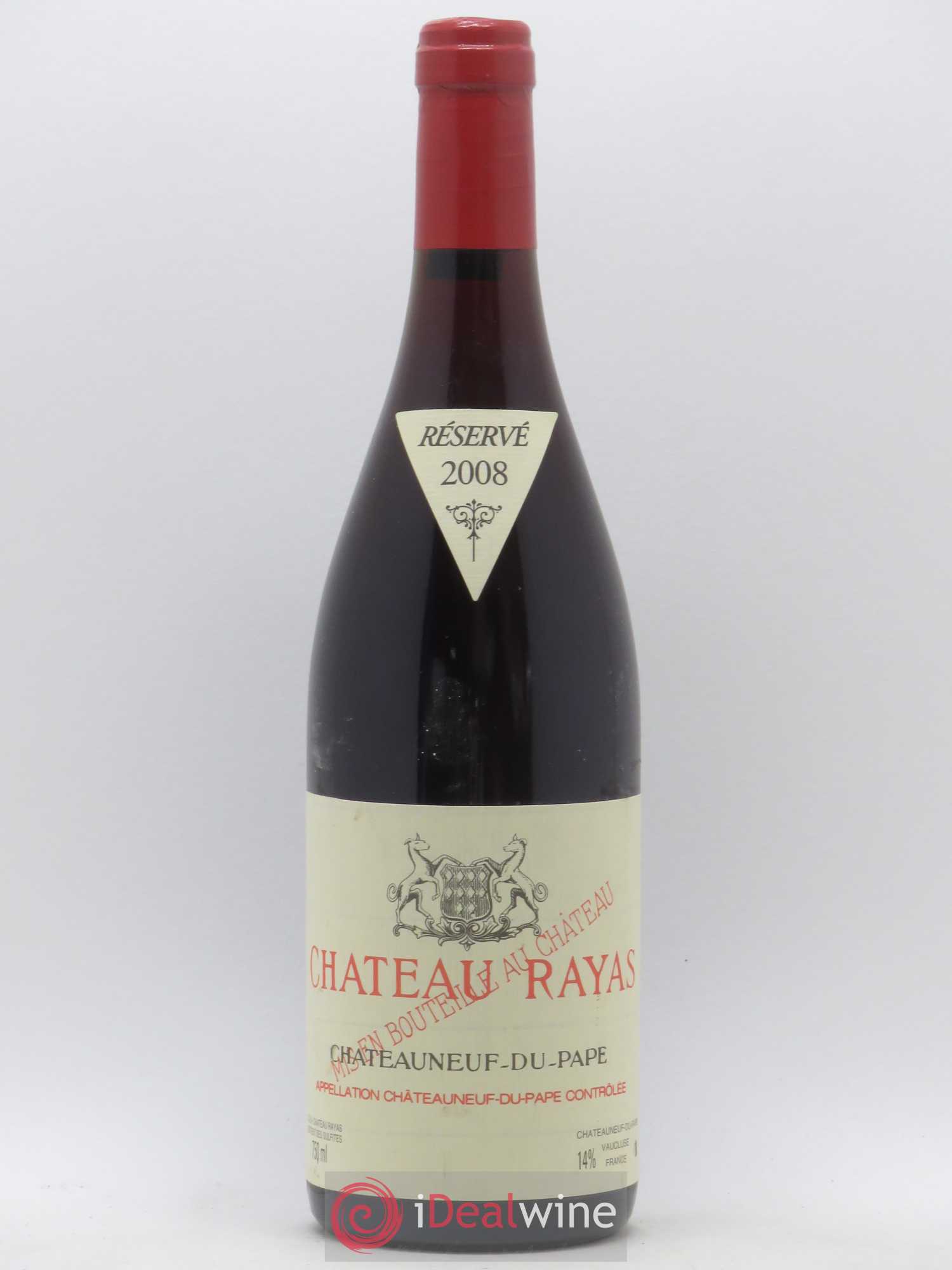 Châteauneuf-du-Pape Château Rayas Emmanuel Reynaud 2008 - Lot de 1 bouteille - 0