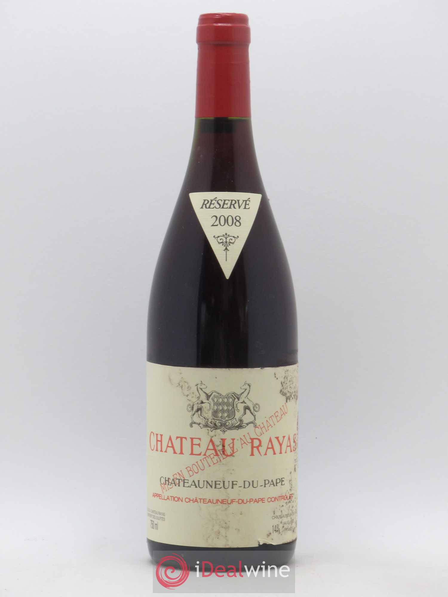 Châteauneuf-du-Pape Château Rayas Emmanuel Reynaud 2008 - Lot de 1 bouteille - 0