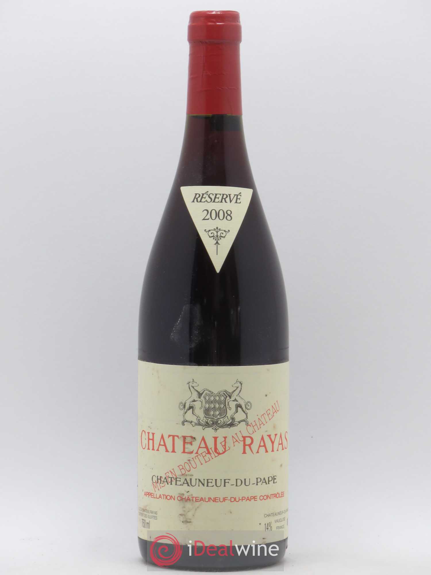 Châteauneuf-du-Pape Château Rayas Emmanuel Reynaud 2008 - Lot de 1 bouteille - 0