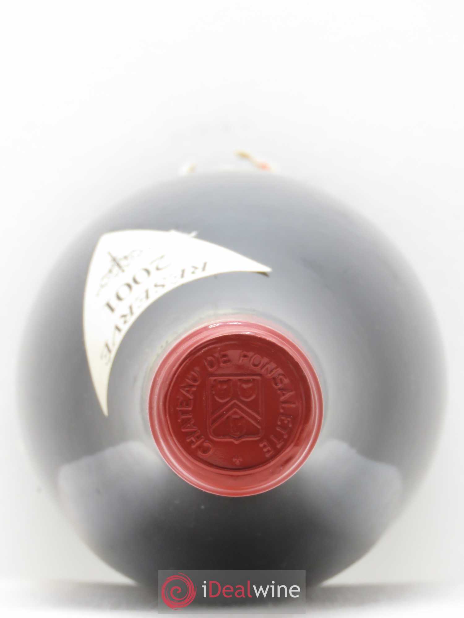 Côtes-du-Rhône Cuvée Syrah Château de Fonsalette 2001 - Lot de 1 bouteille - 1