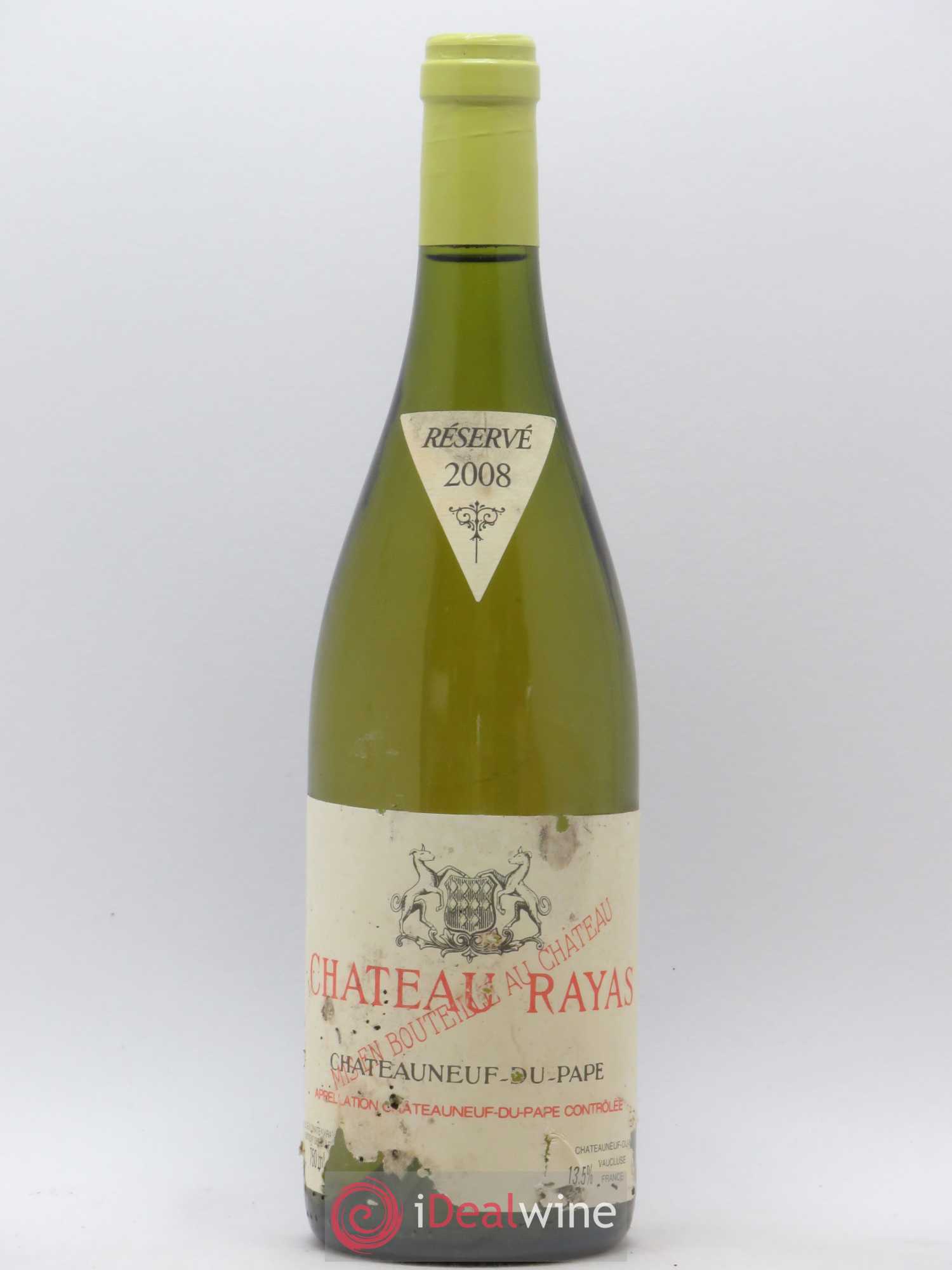Châteauneuf-du-Pape Château Rayas Emmanuel Reynaud 2008 - Lot de 1 bouteille - 0