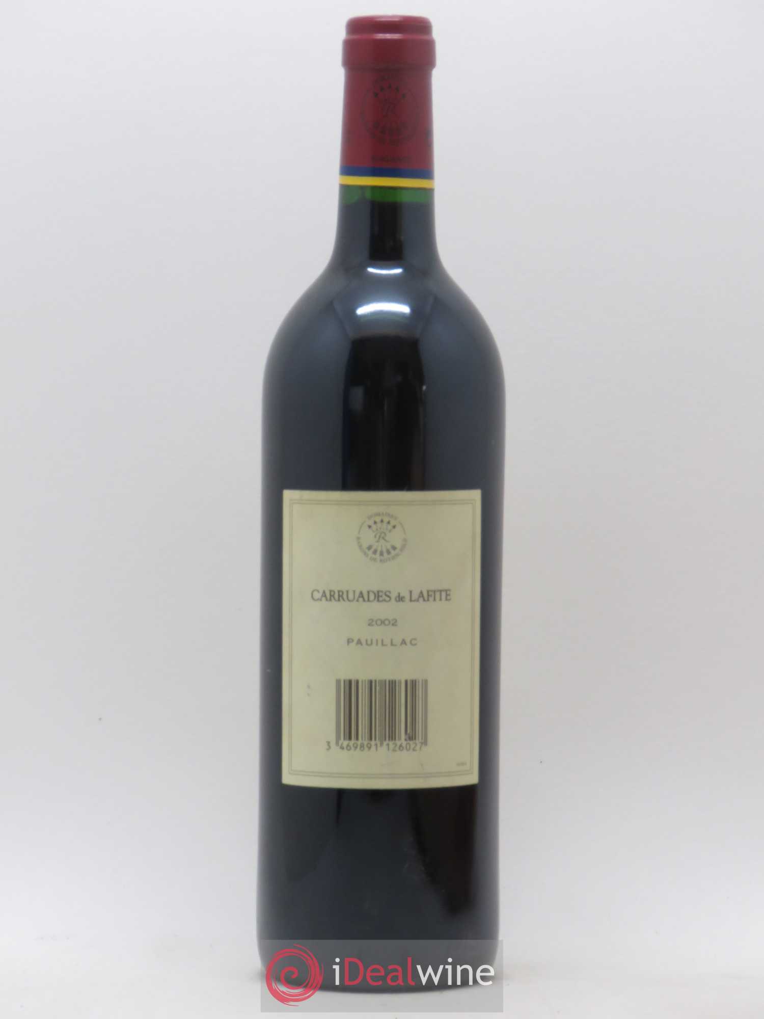 Carruades de Lafite Rothschild Second Vin 2002 - Lot de 1 bouteille - 1